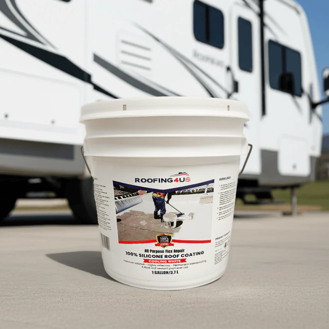 All Purpose Flex Repair 100% Silicone Roof Sealant - 1 Gallon - Image 8