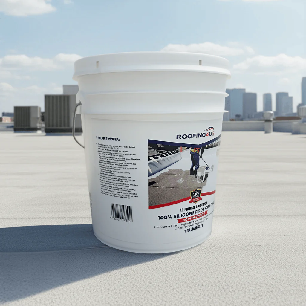 All Purpose Flex Repair 100% Silicone Roof Sealant - 1 Gallon - Image 9