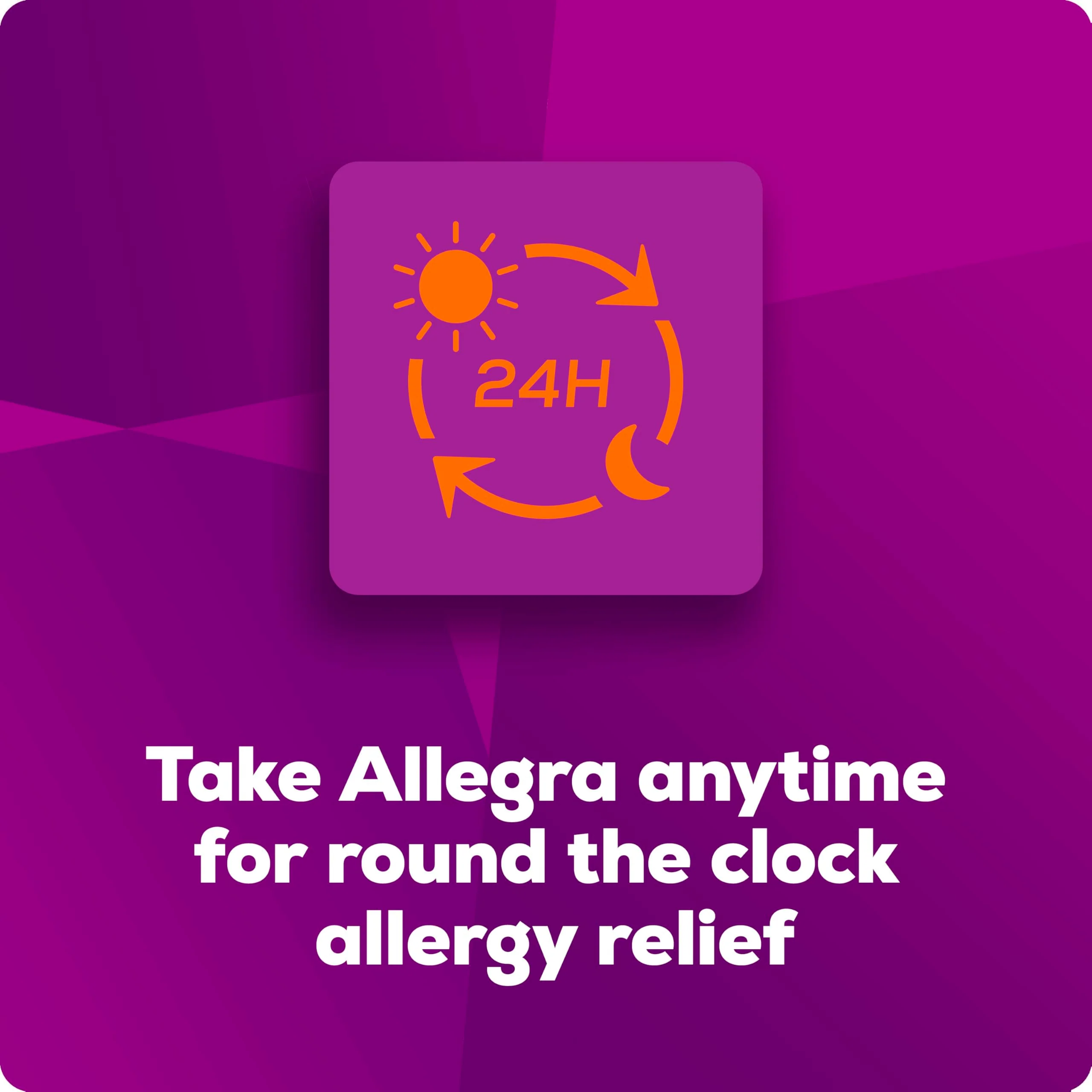 Allegra Adult 24-Hour Allergy Relief Tablets, Non-Drowsy Indoor and Outdoor Allergy Medicine, 180 mg Fexofenadine HCI Antihistamine Pill, 100-Count - Image 6