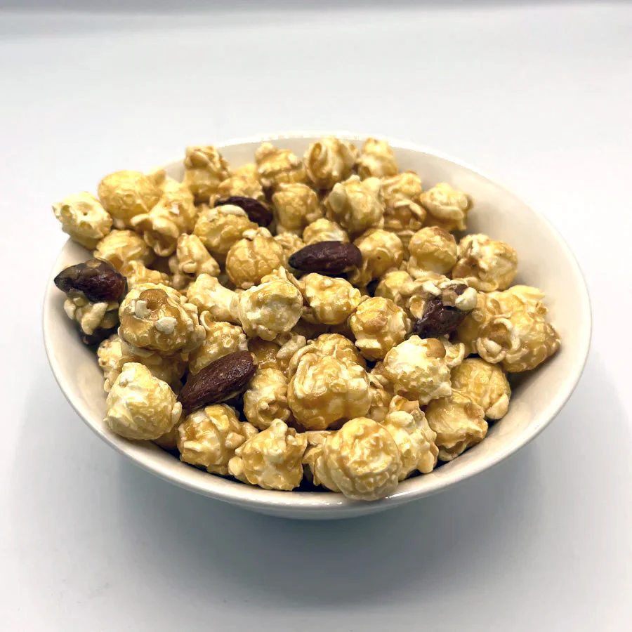 Almond Crunch Popcorn | Pack of 2 | 8 oz | HR Poppin' Snacks - Image 4