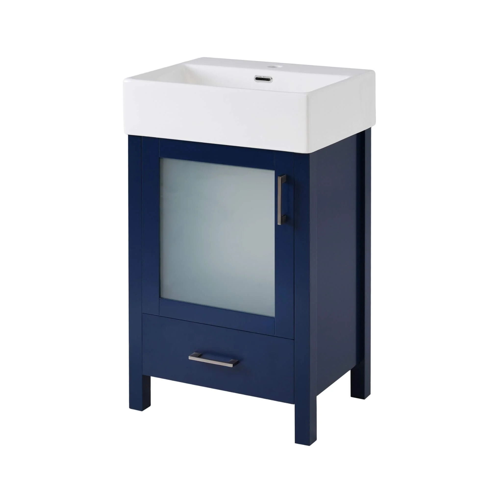 Alora 20-Inch Modern Bathroom Vanity With Ceramic Sink And Storage Cabinet (SAK39851) - Image 15