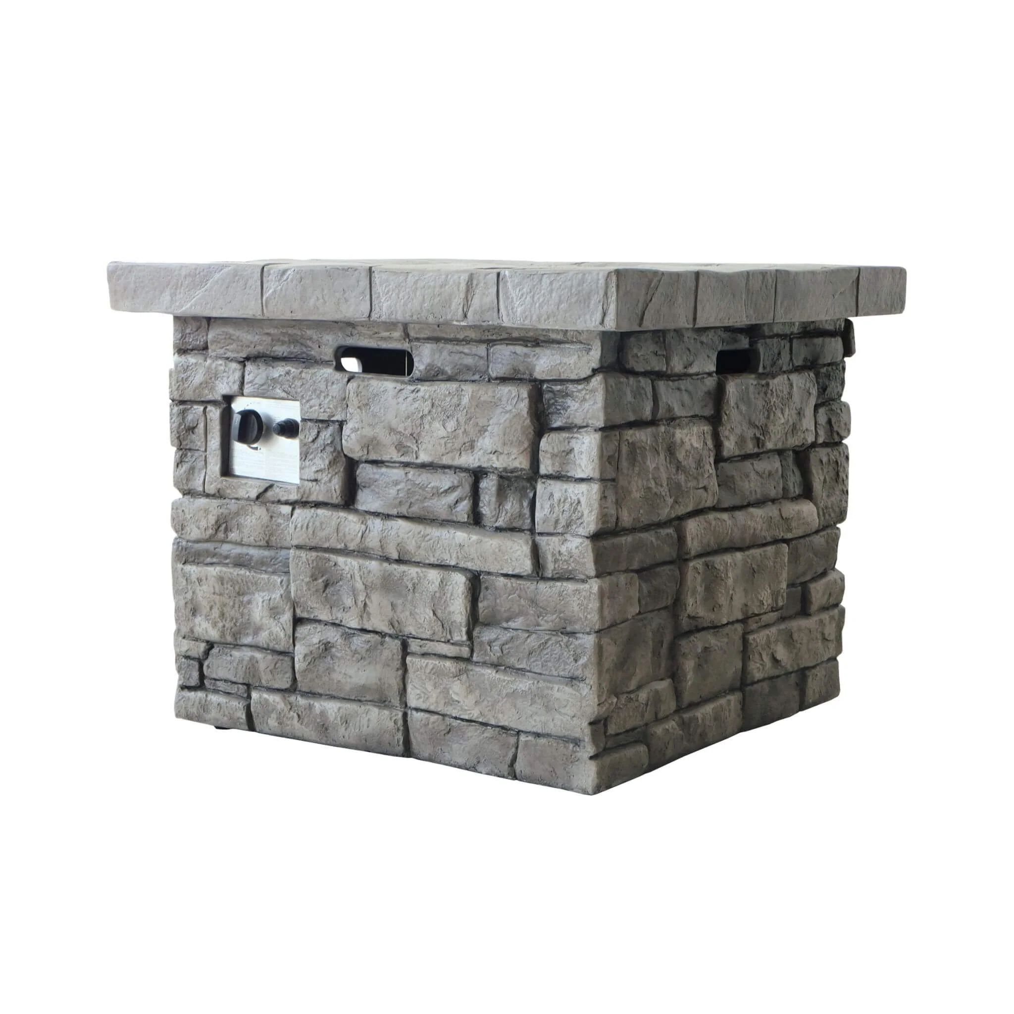 Alora 30-Inch Modern Outdoor 40K BTU Steel Frame Propane Fire Table With Lava Rocks (SAK12756) - Image 4
