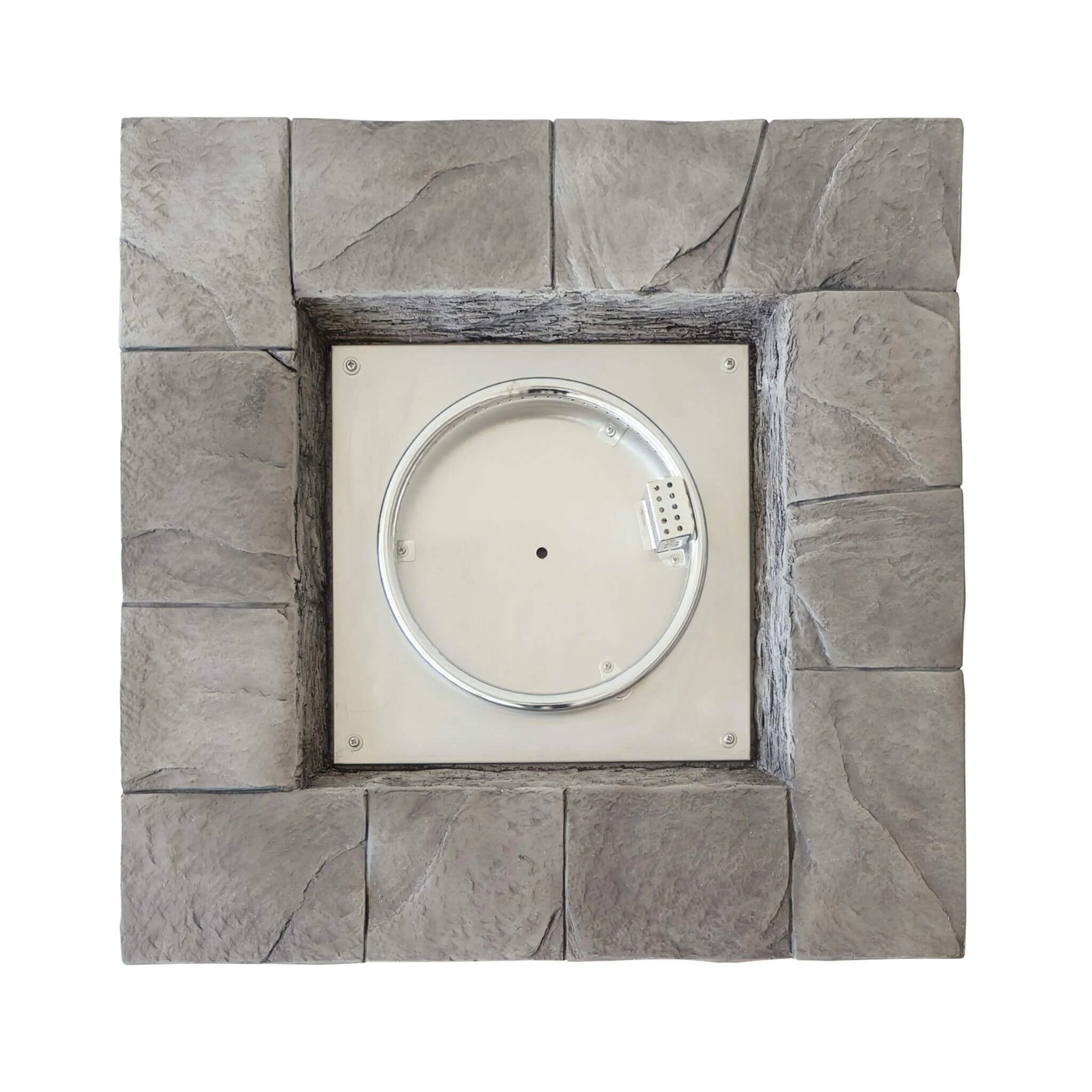 Alora 30-Inch Modern Outdoor 40K BTU Steel Frame Propane Fire Table With Lava Rocks (SAK12756) - Image 8