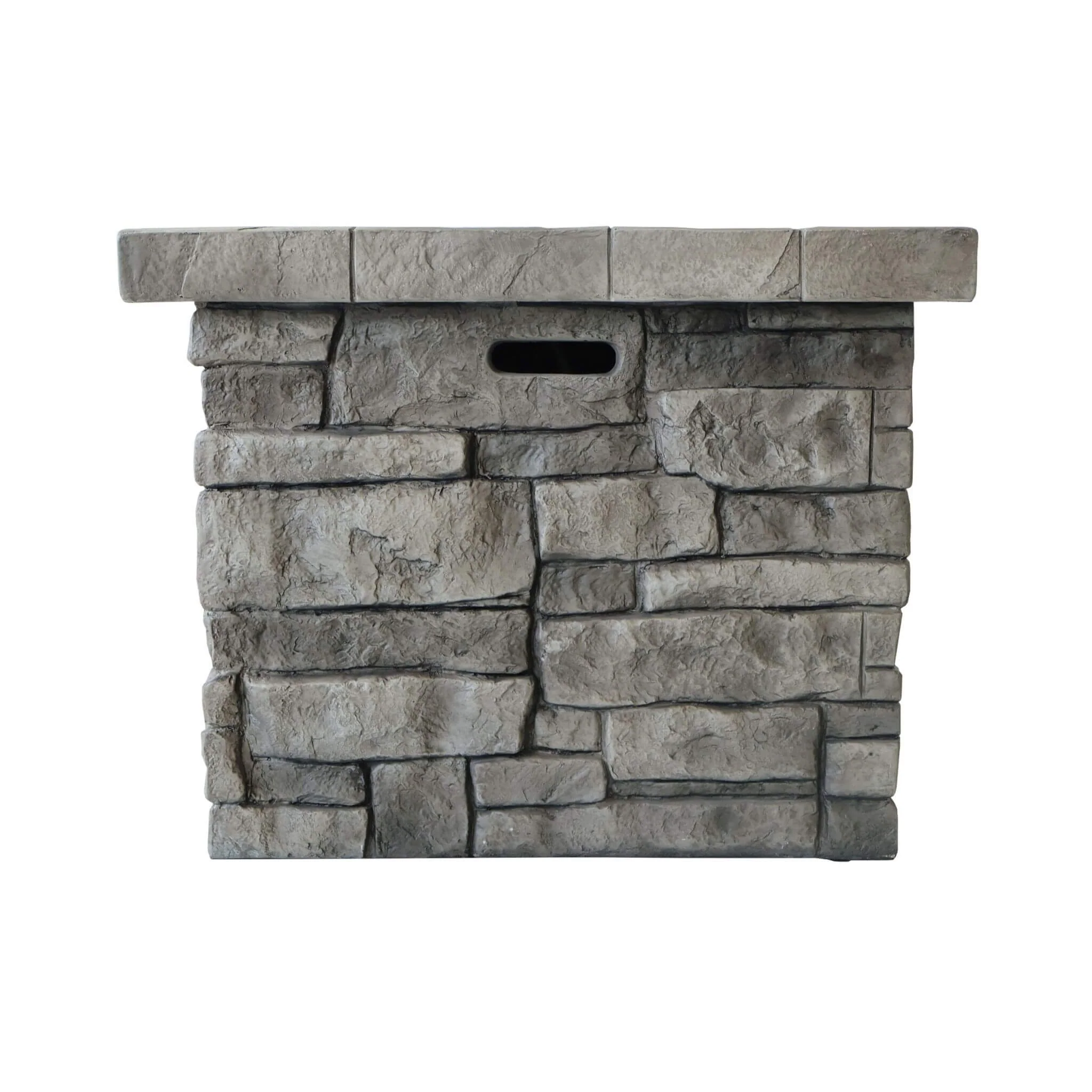 Alora 30-Inch Modern Outdoor 40K BTU Steel Frame Propane Fire Table With Lava Rocks (SAK12756) - Image 9
