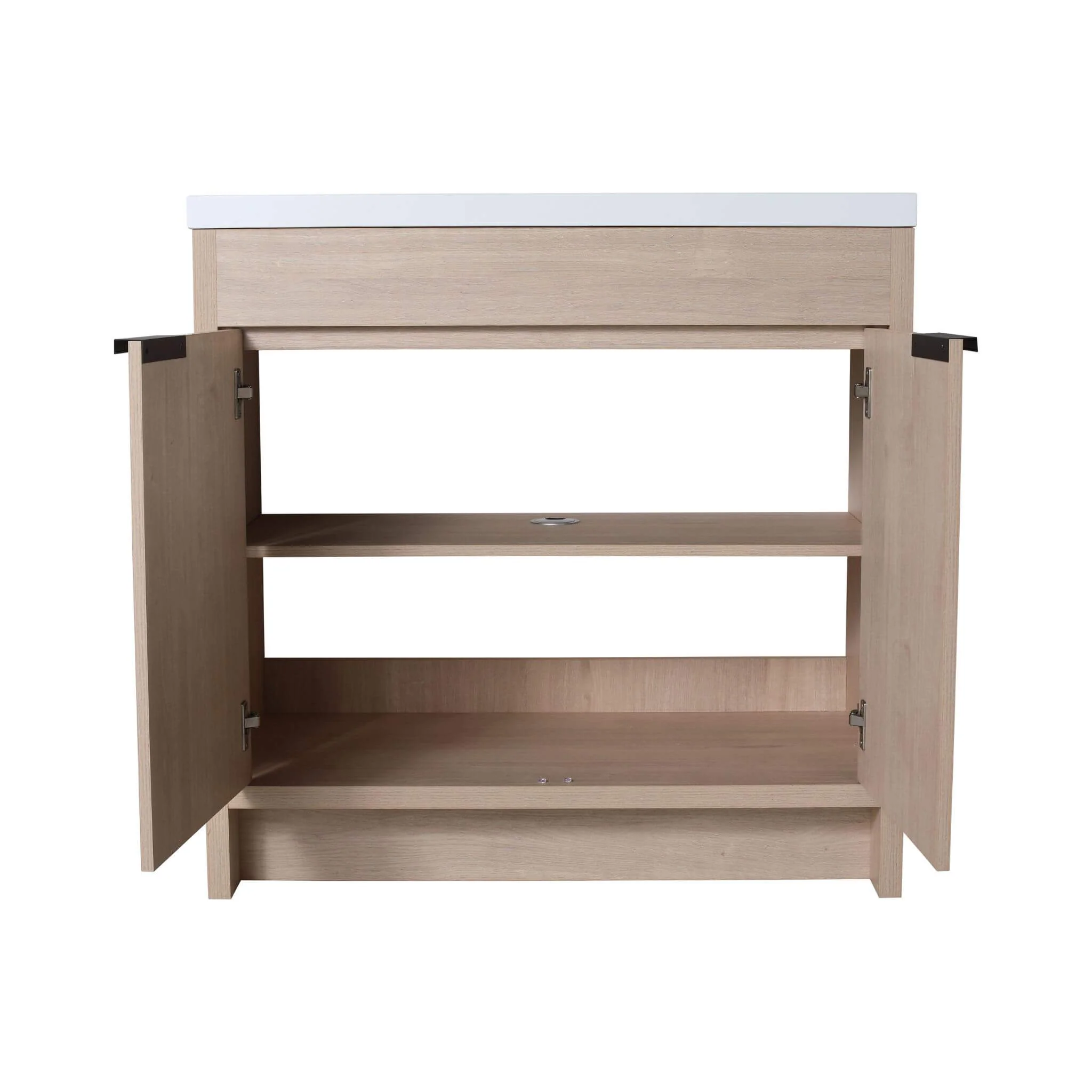 Alora 36-Inch Freestanding Bathroom Vanity With White Resin Sink (SAK92710) - Image 13