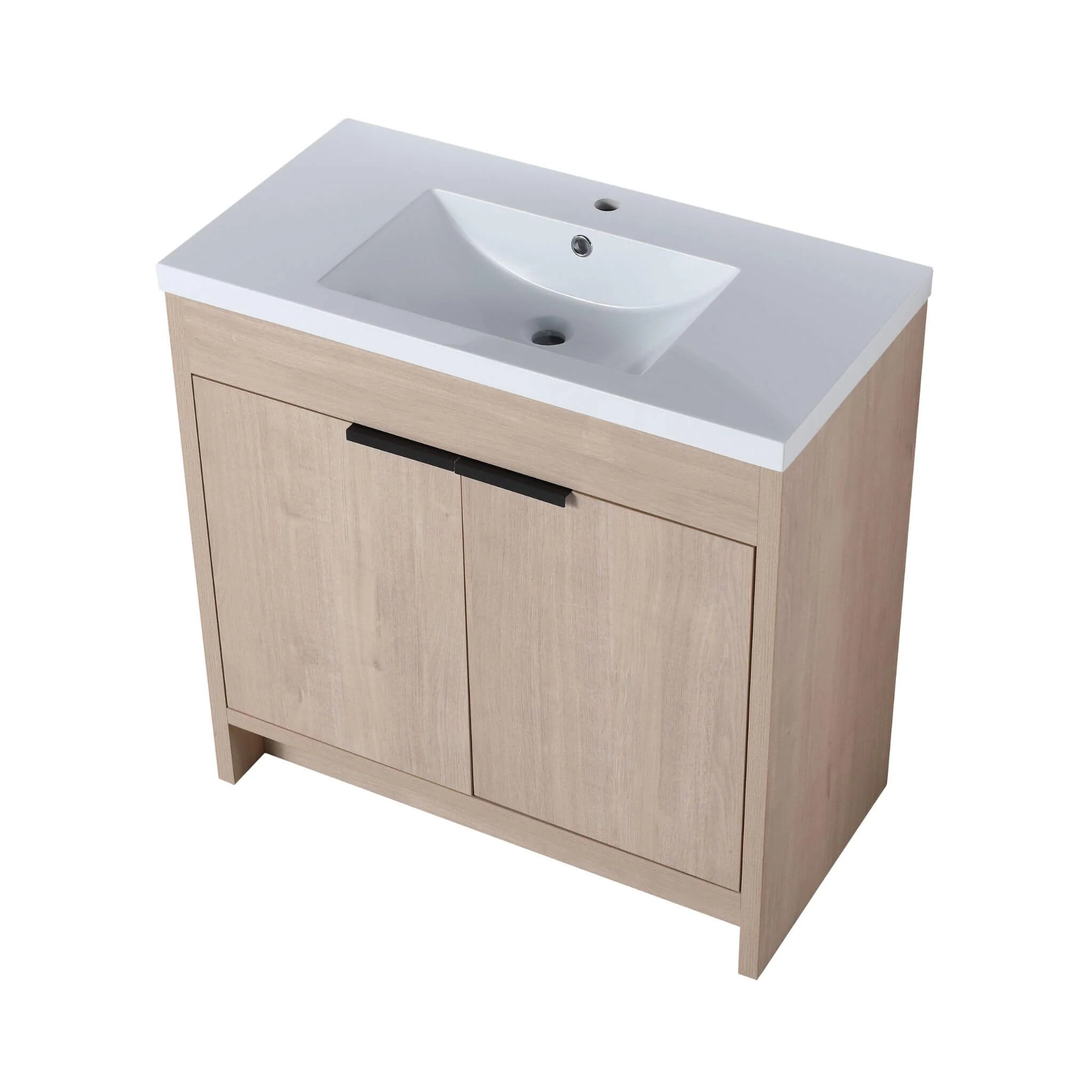 Alora 36-Inch Freestanding Bathroom Vanity With White Resin Sink (SAK92710) - Image 6