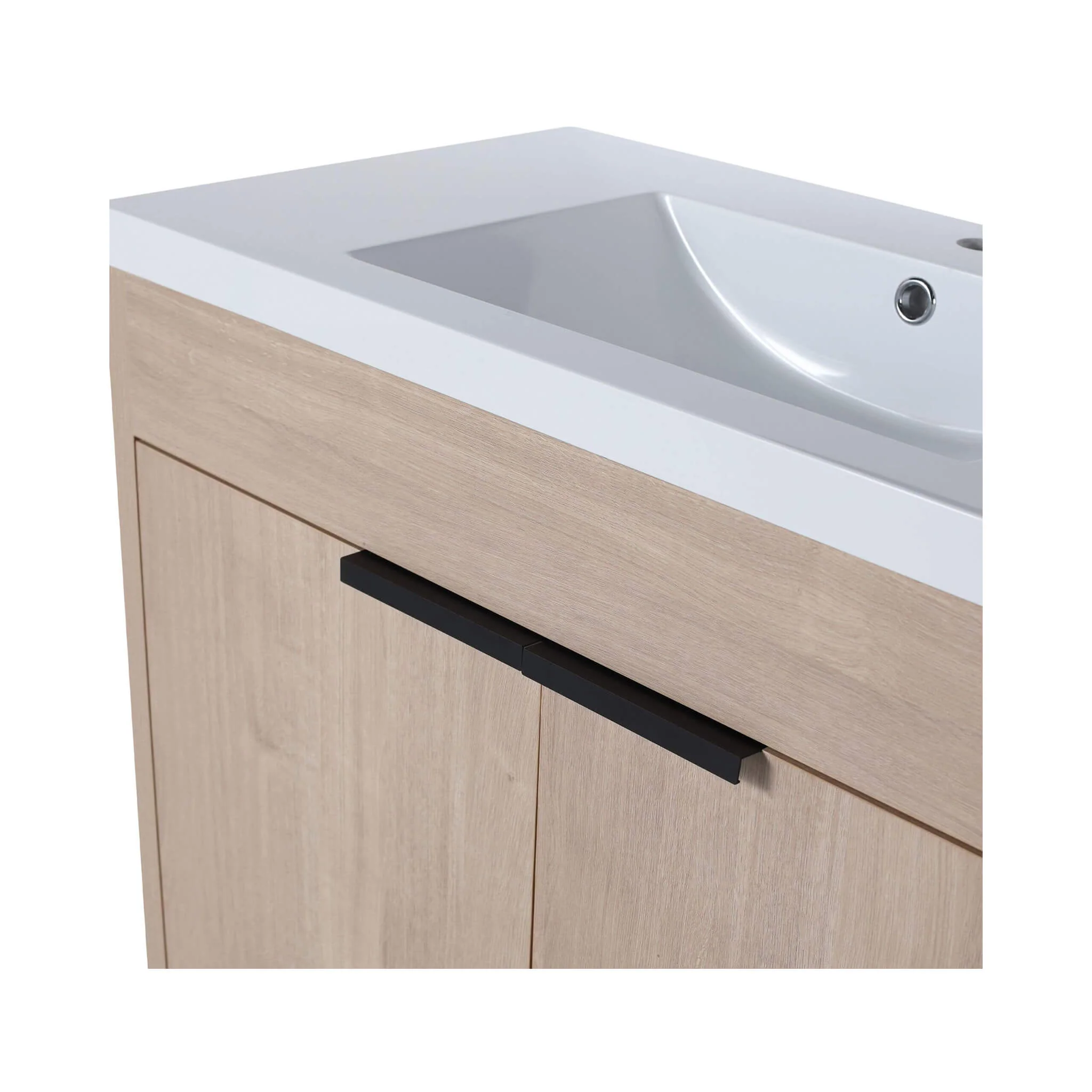 Alora 36-Inch Freestanding Bathroom Vanity With White Resin Sink (SAK92710) - Image 9
