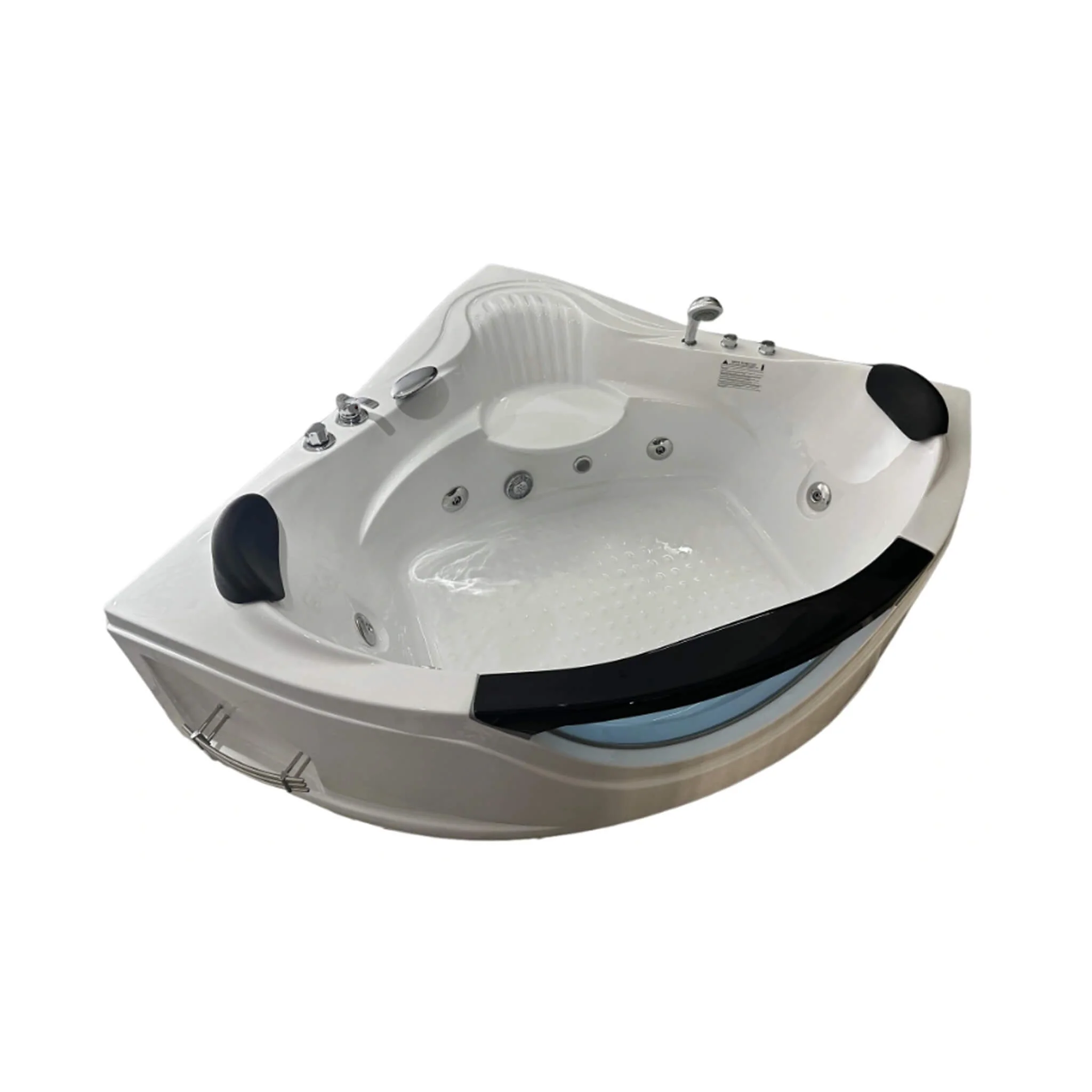 Alora Celestia 59-Inch 2-Person Luxury Corner Whirlpool Jetted Bathtub (SAK23819) - Image 3