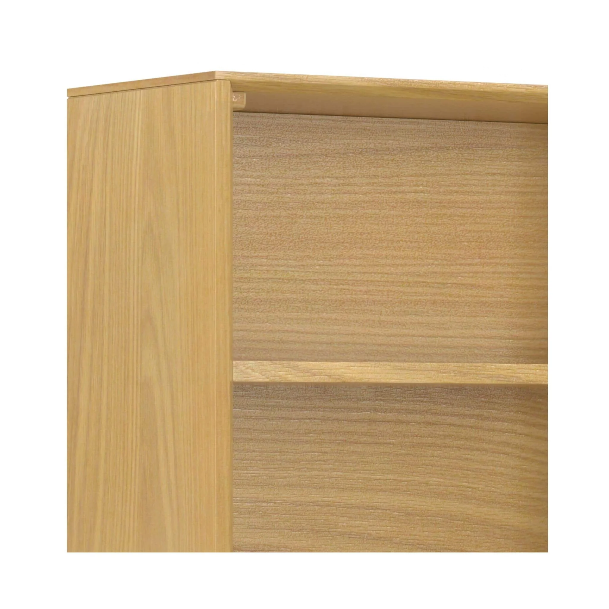 Alora Banting Mid-Century Oak Veneer Bookcase With Adjustable Shelves (SAK35178) - Image 3