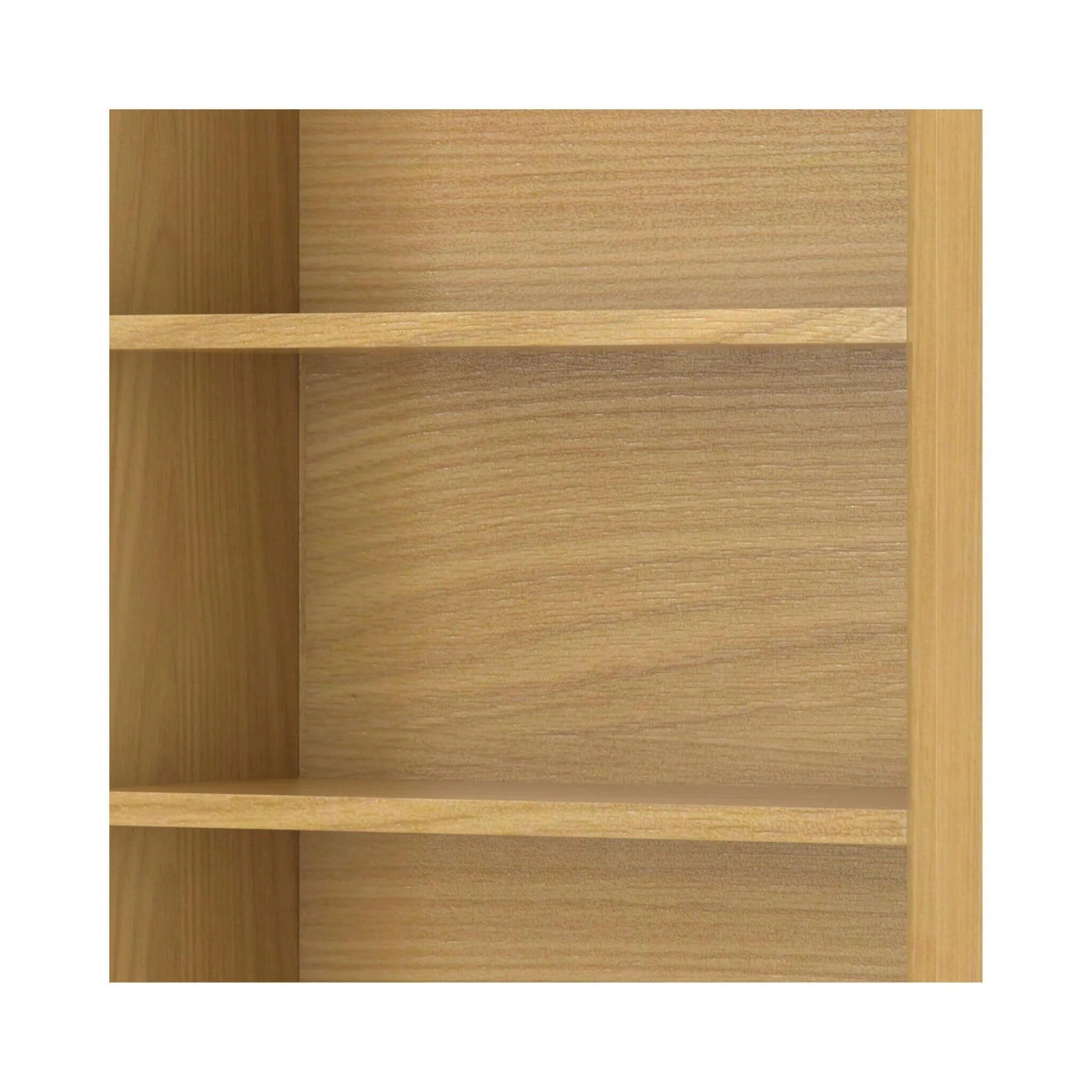 Alora Banting Mid-Century Oak Veneer Bookcase With Adjustable Shelves (SAK35178) - Image 5