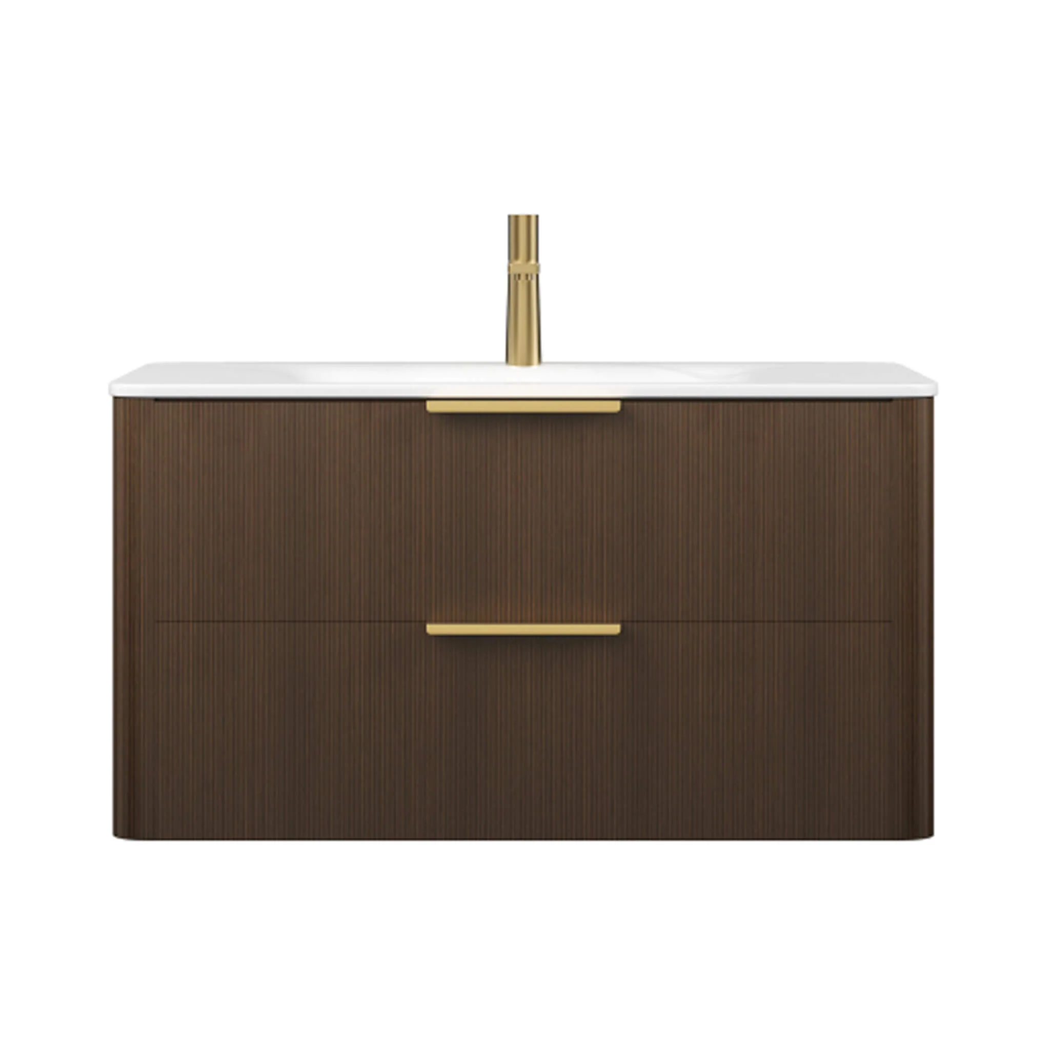 Alora Luxury 30/36-Inch Sintered Stone Floating Bathroom Vanity With Sink (SAK62871) - Image 9