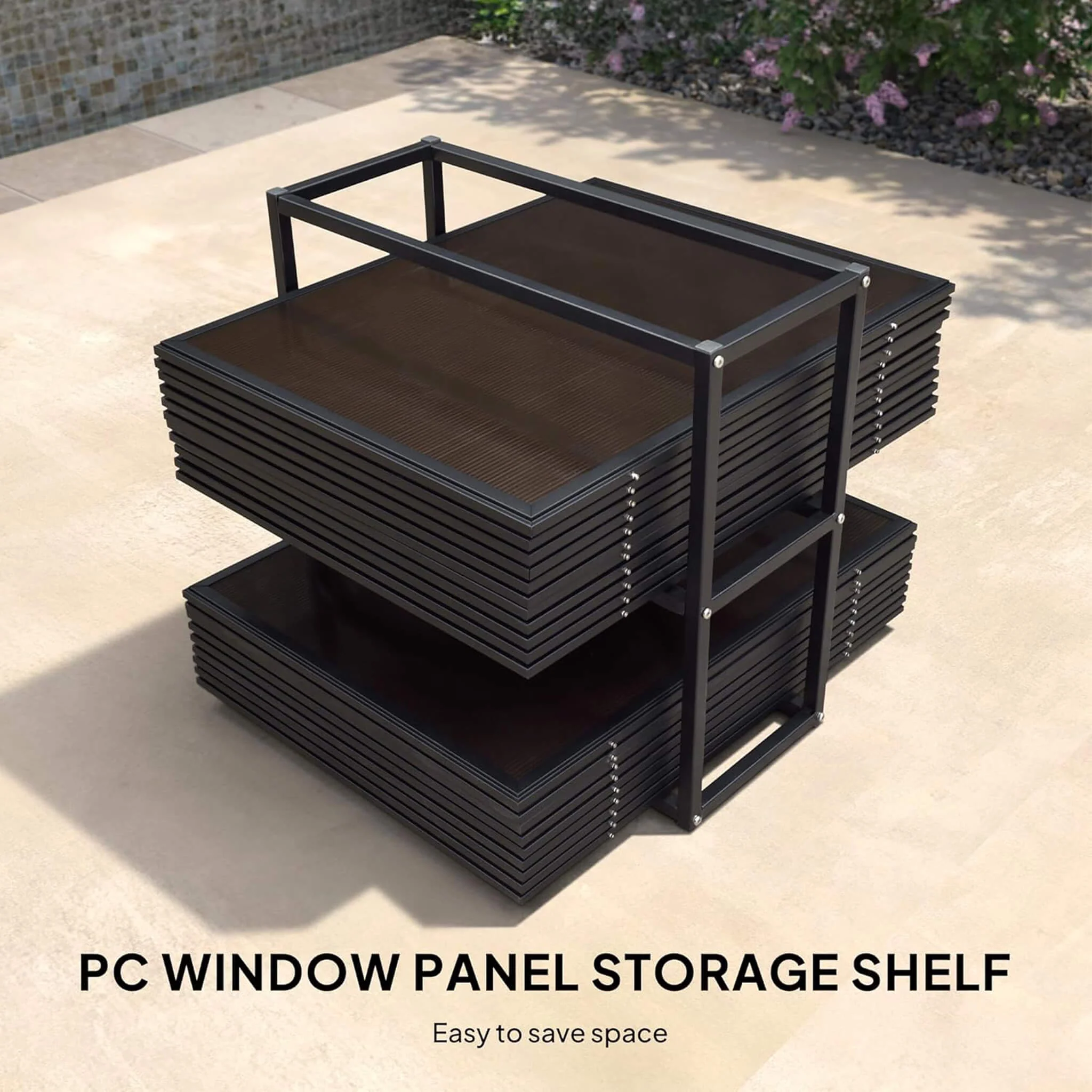 Alora Oasis Luxury Heavy-Duty Hardtop Sunroom With Aluminum Frame And LED Lights (SAK79102) - Image 9
