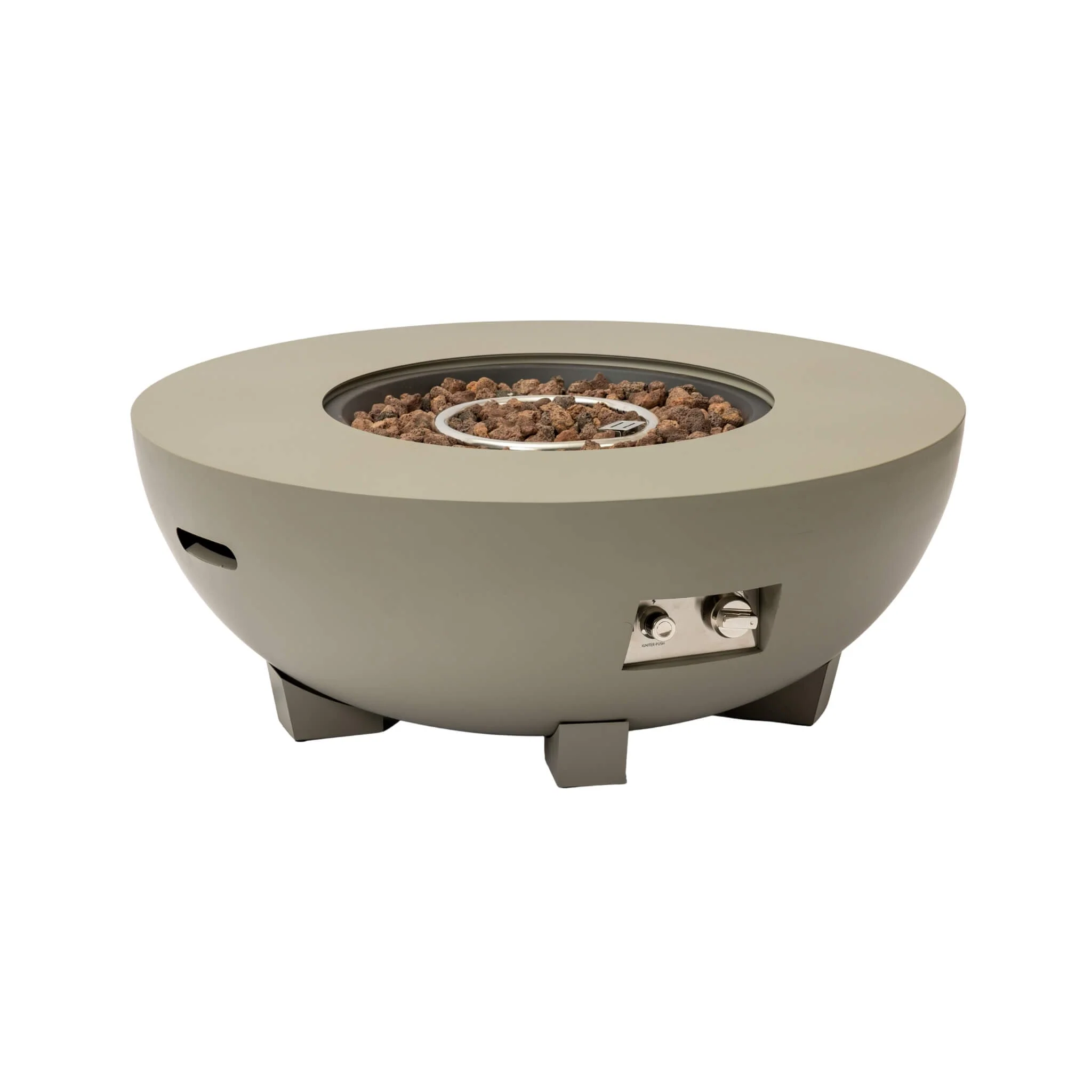 Alora Premium 36-Inch Round Outdoor Iron Patio Fire Pit Table With Metal Cover (SAK71954) - Image 3