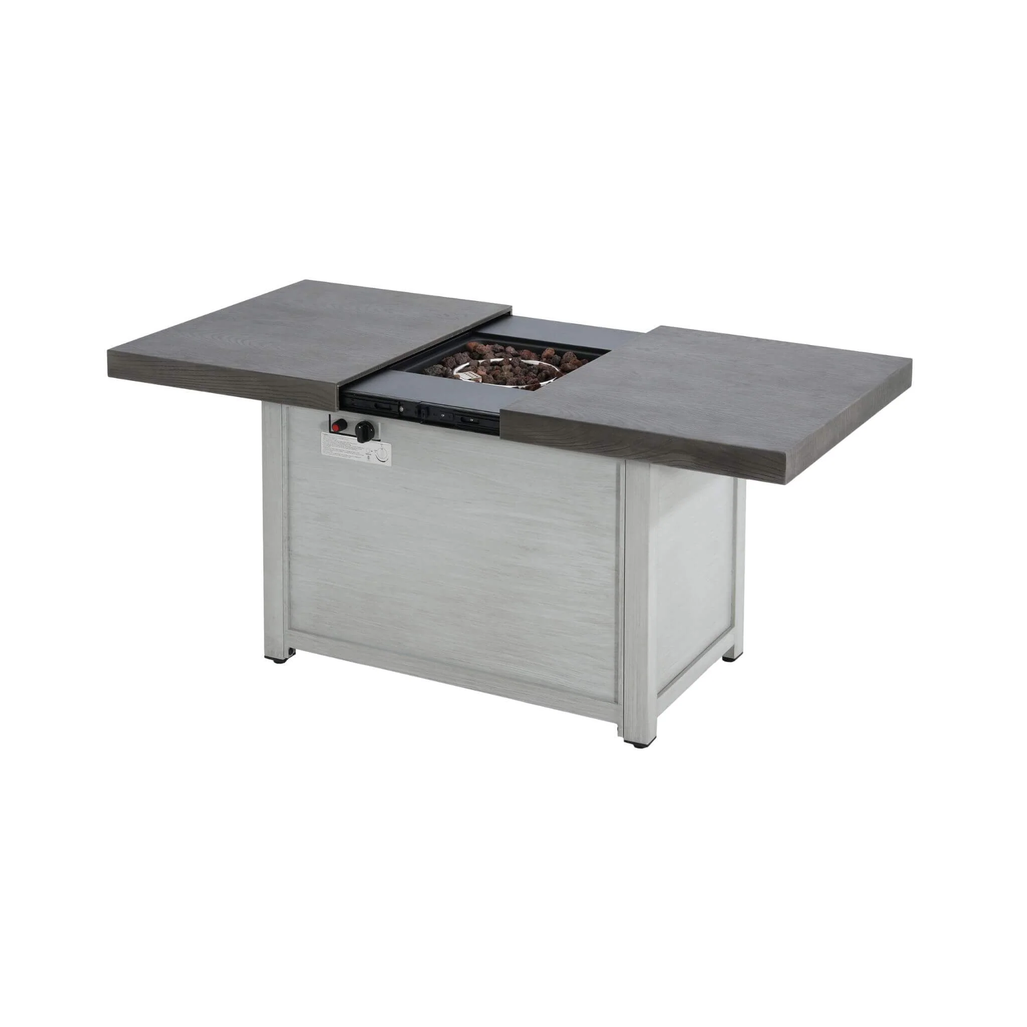 Alora Premium 50K BTU Rectangle Outdoor Aluminum Fire Pit Table (SAK70248) - Image 5