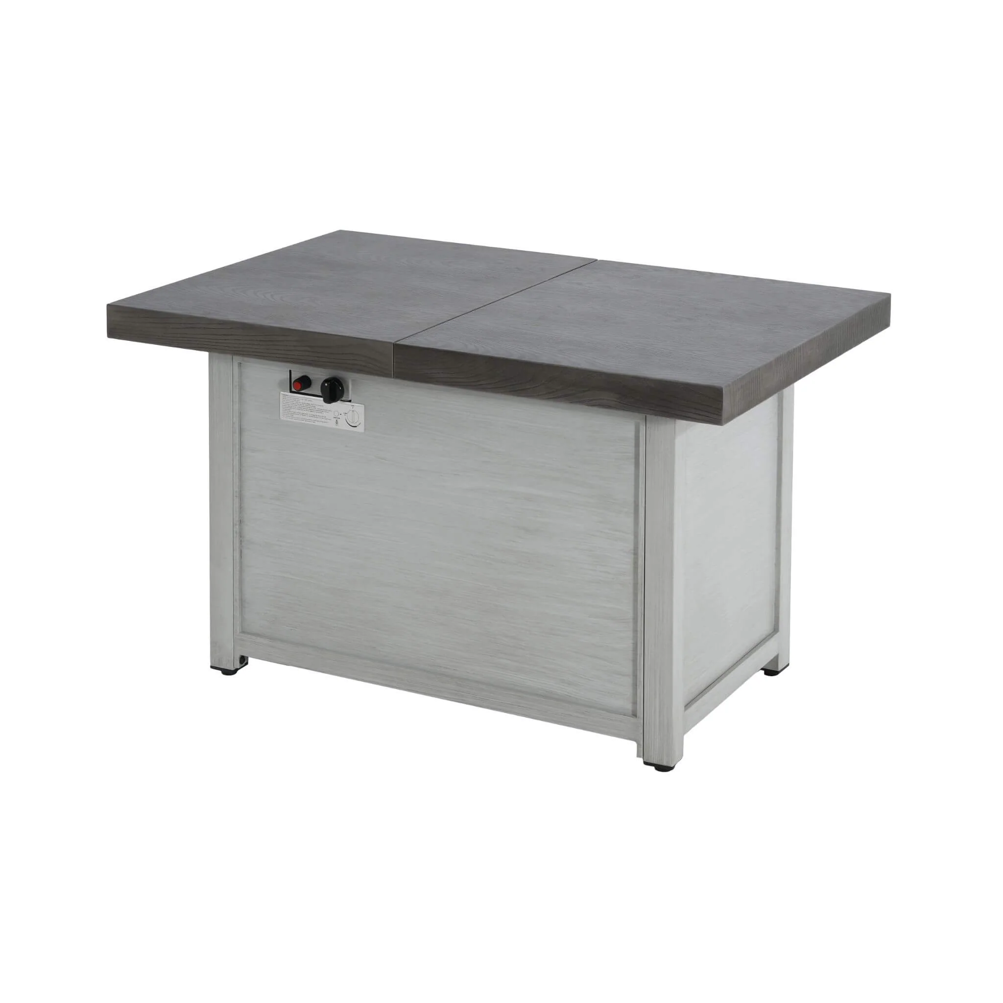 Alora Premium 50K BTU Rectangle Outdoor Aluminum Fire Pit Table (SAK70248) - Image 7