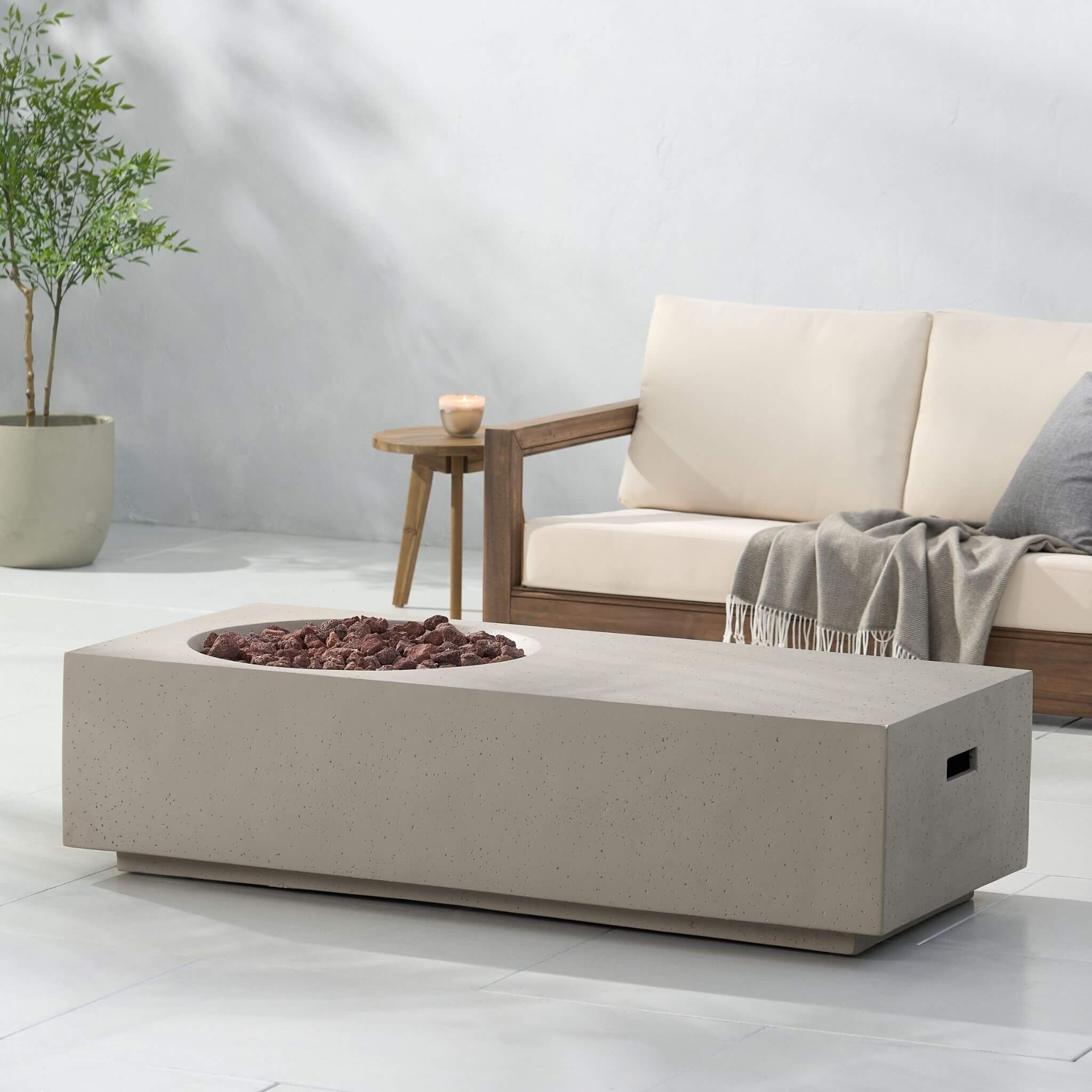 Alora Premium 56-Inch Modern 50K BTU MGO Fire Pit Coffee Table (SAK17643) - Image 12