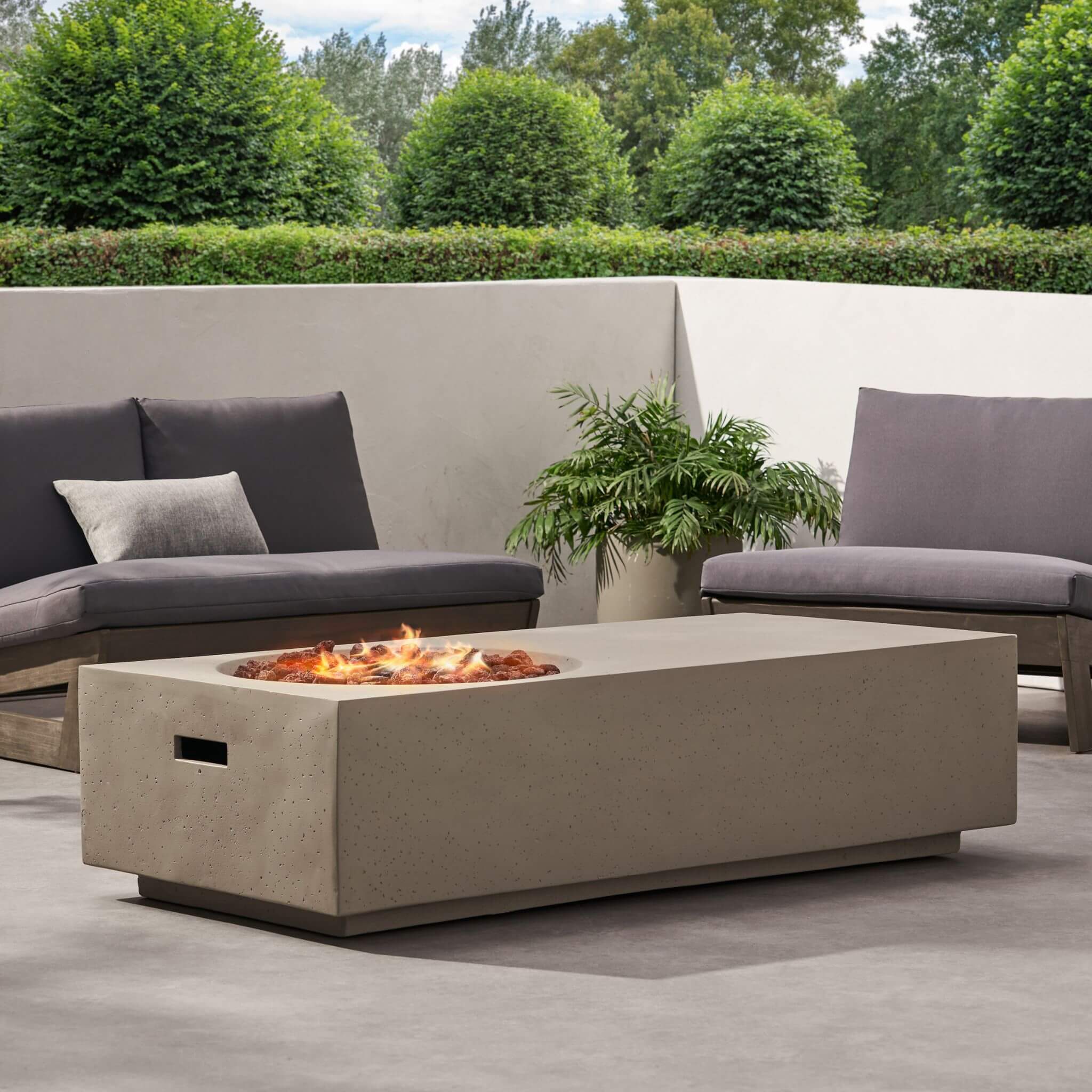 Alora Premium 56-Inch Modern 50K BTU MGO Fire Pit Coffee Table (SAK17643) - Image 3
