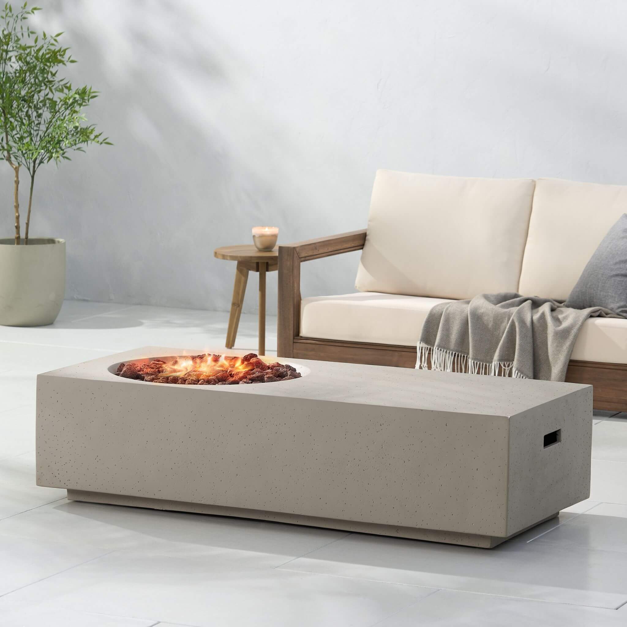 Alora Premium 56-Inch Modern 50K BTU MGO Fire Pit Coffee Table (SAK17643) - Image 4