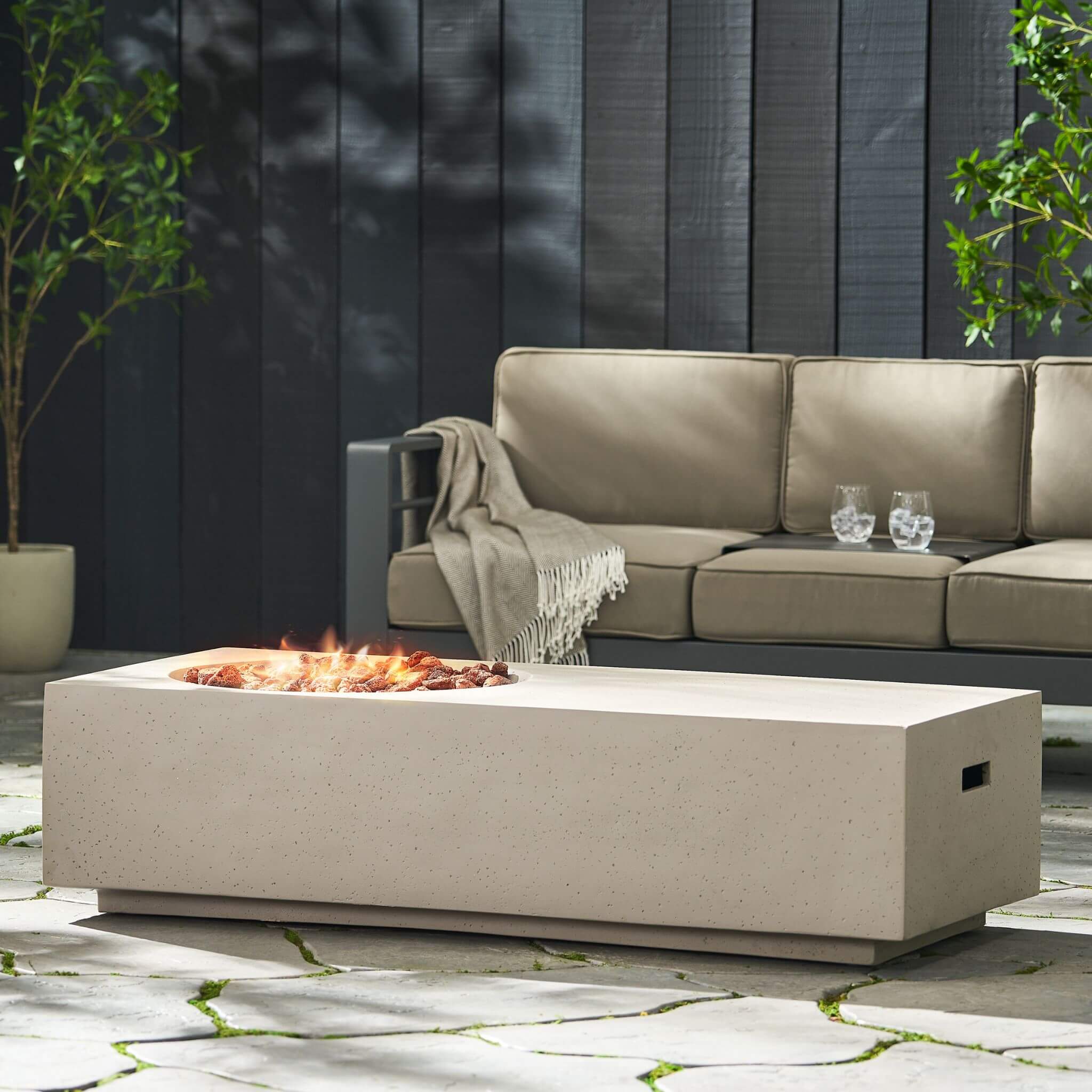 Alora Premium 56-Inch Modern 50K BTU MGO Fire Pit Coffee Table (SAK17643) - Image 8