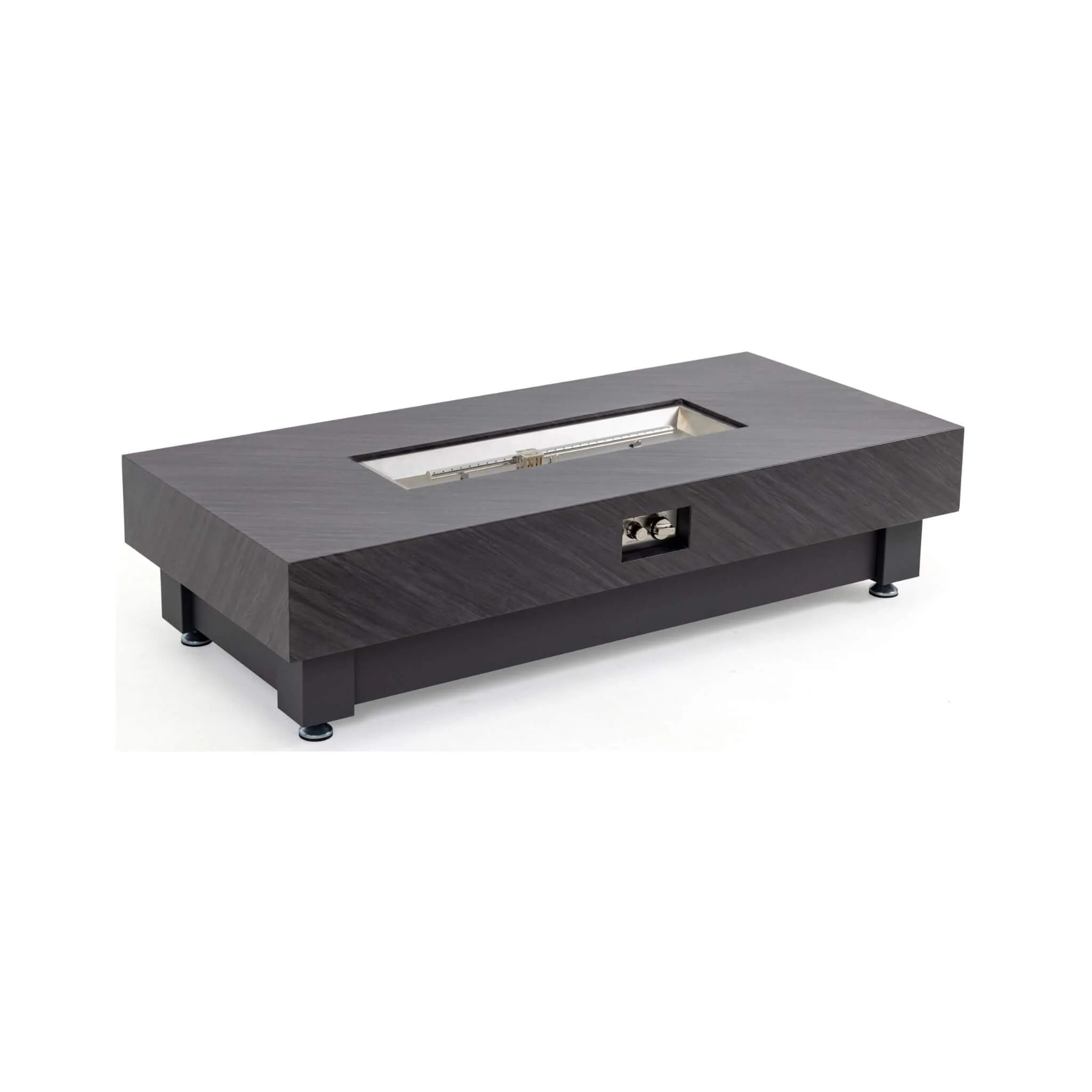 Alora Premium 60-Inch Rectangular Outdoor Modern Propane Fire Pit Table With Rain Cover (SAK91273) - Image 4