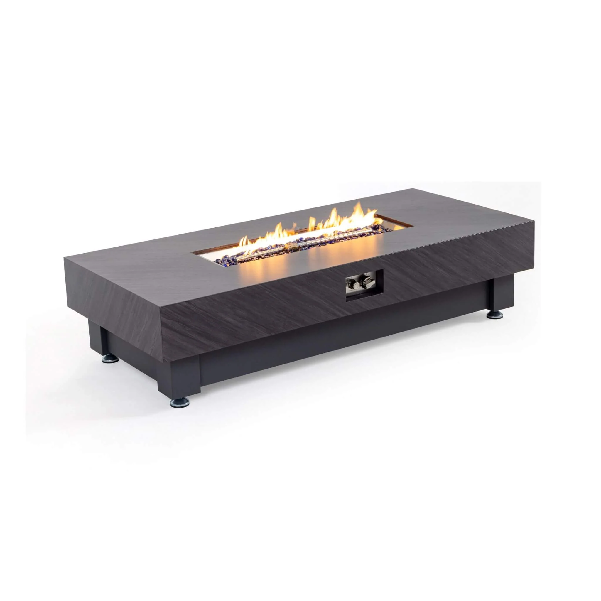 Alora Premium 60-Inch Rectangular Outdoor Modern Propane Fire Pit Table With Rain Cover (SAK91273) - Image 8