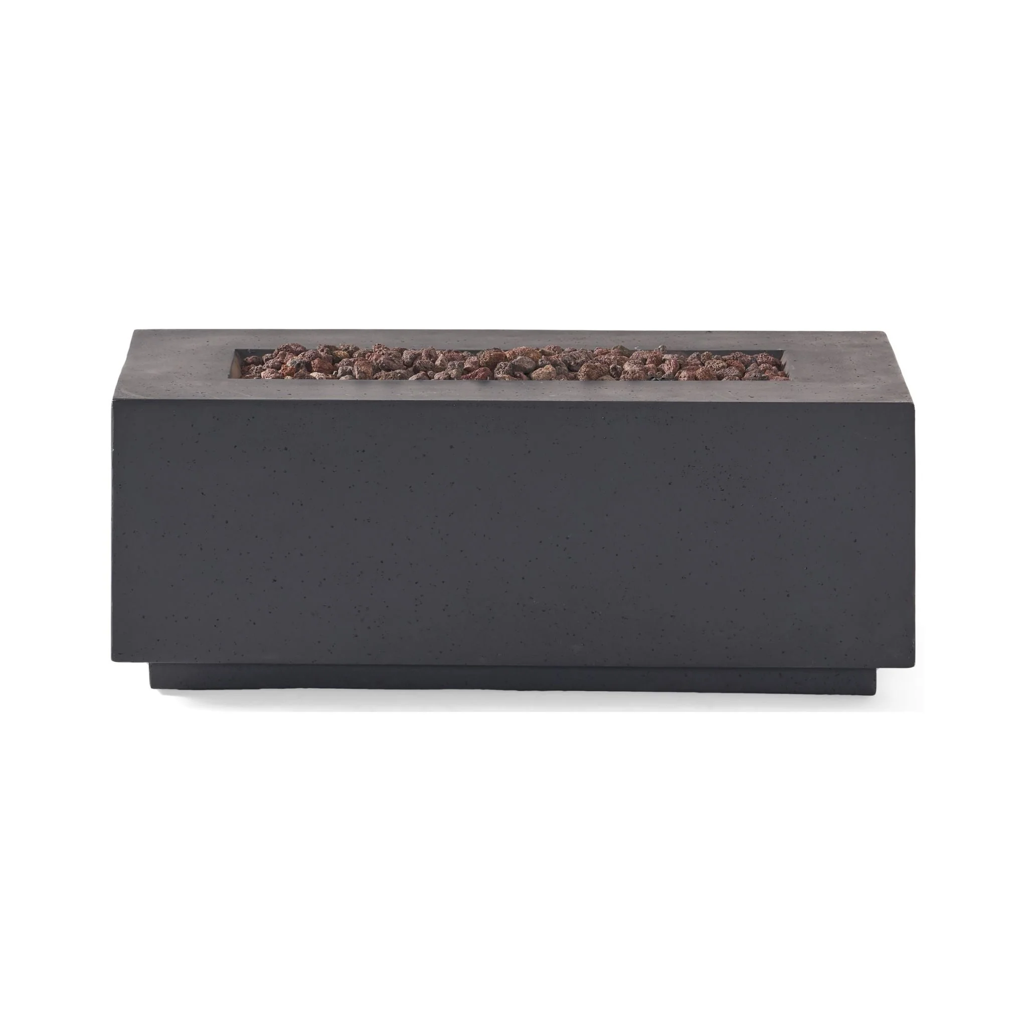 Alora Premium Outdoor Contemporary 40K BTU Rectangular Propane Gas Fire Pit Table (SAK96153) - Image 3