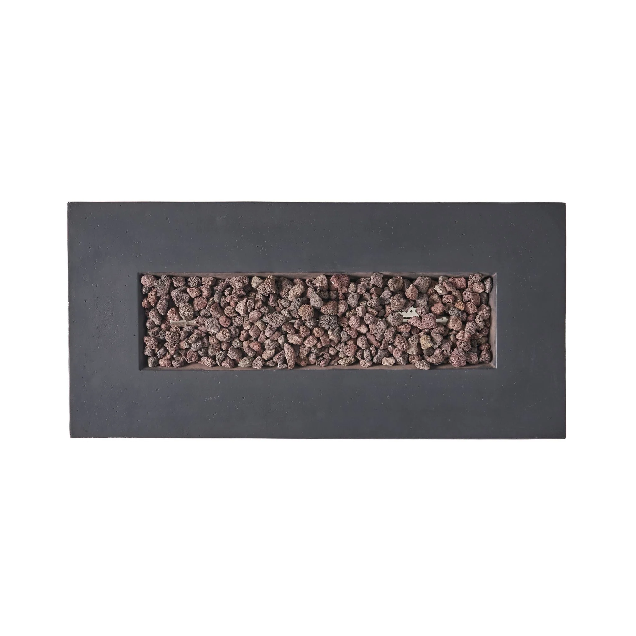Alora Premium Outdoor Contemporary 40K BTU Rectangular Propane Gas Fire Pit Table (SAK96153) - Image 5