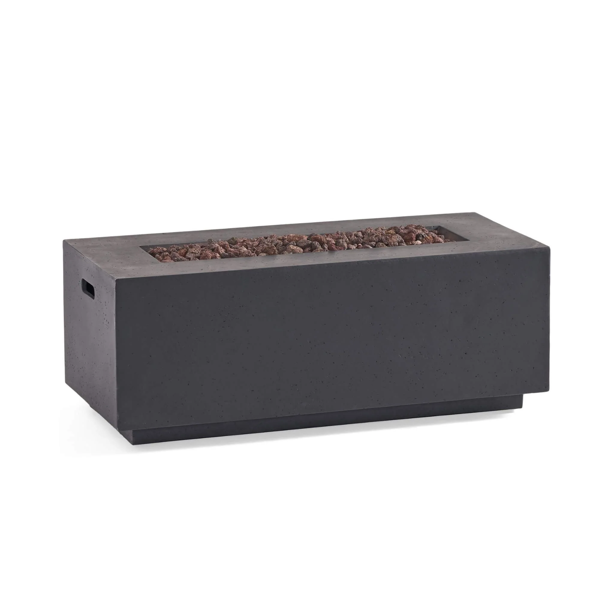 Alora Premium Outdoor Contemporary 40K BTU Rectangular Propane Gas Fire Pit Table (SAK96153) - Image 7
