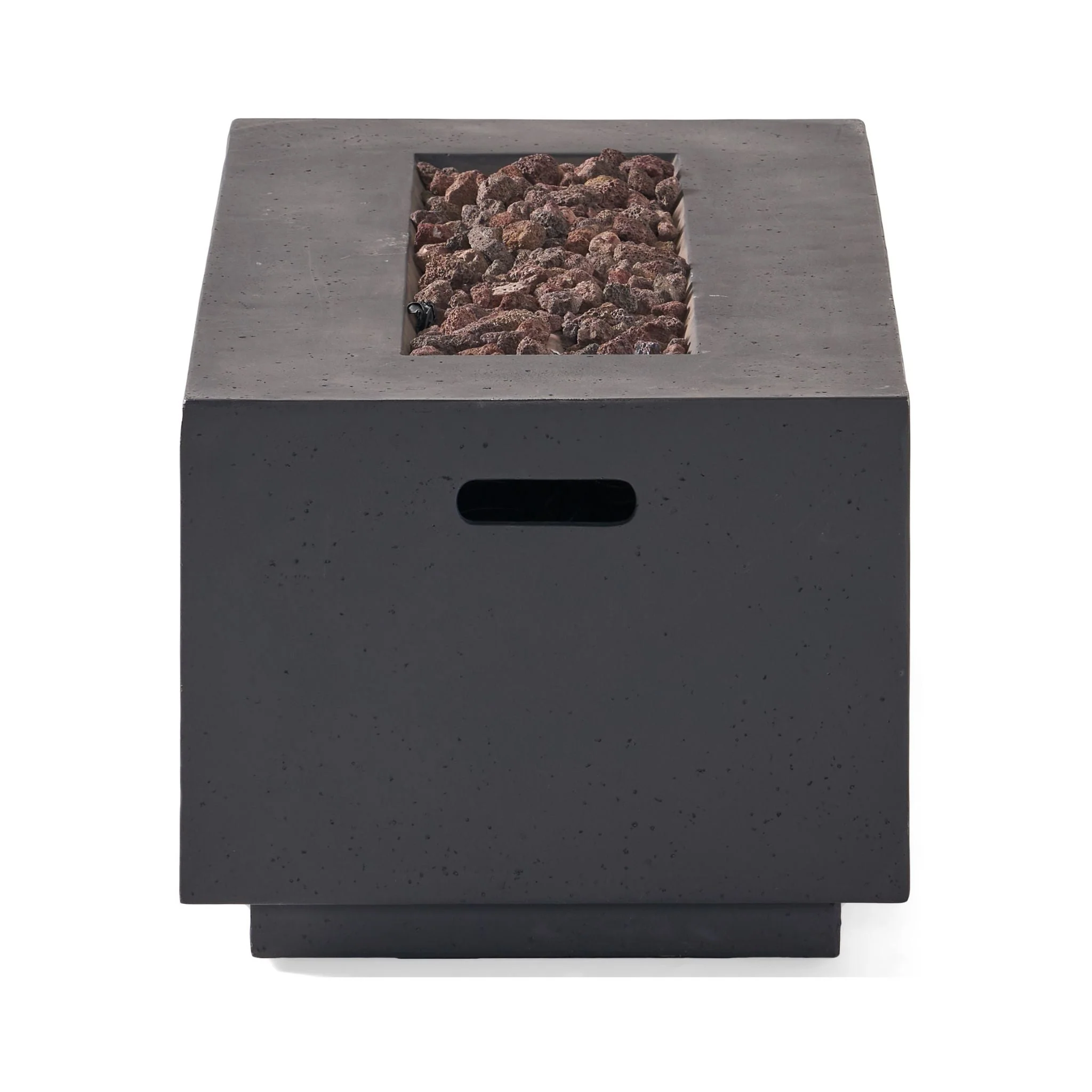 Alora Premium Outdoor Contemporary 40K BTU Rectangular Propane Gas Fire Pit Table (SAK96153) - Image 9