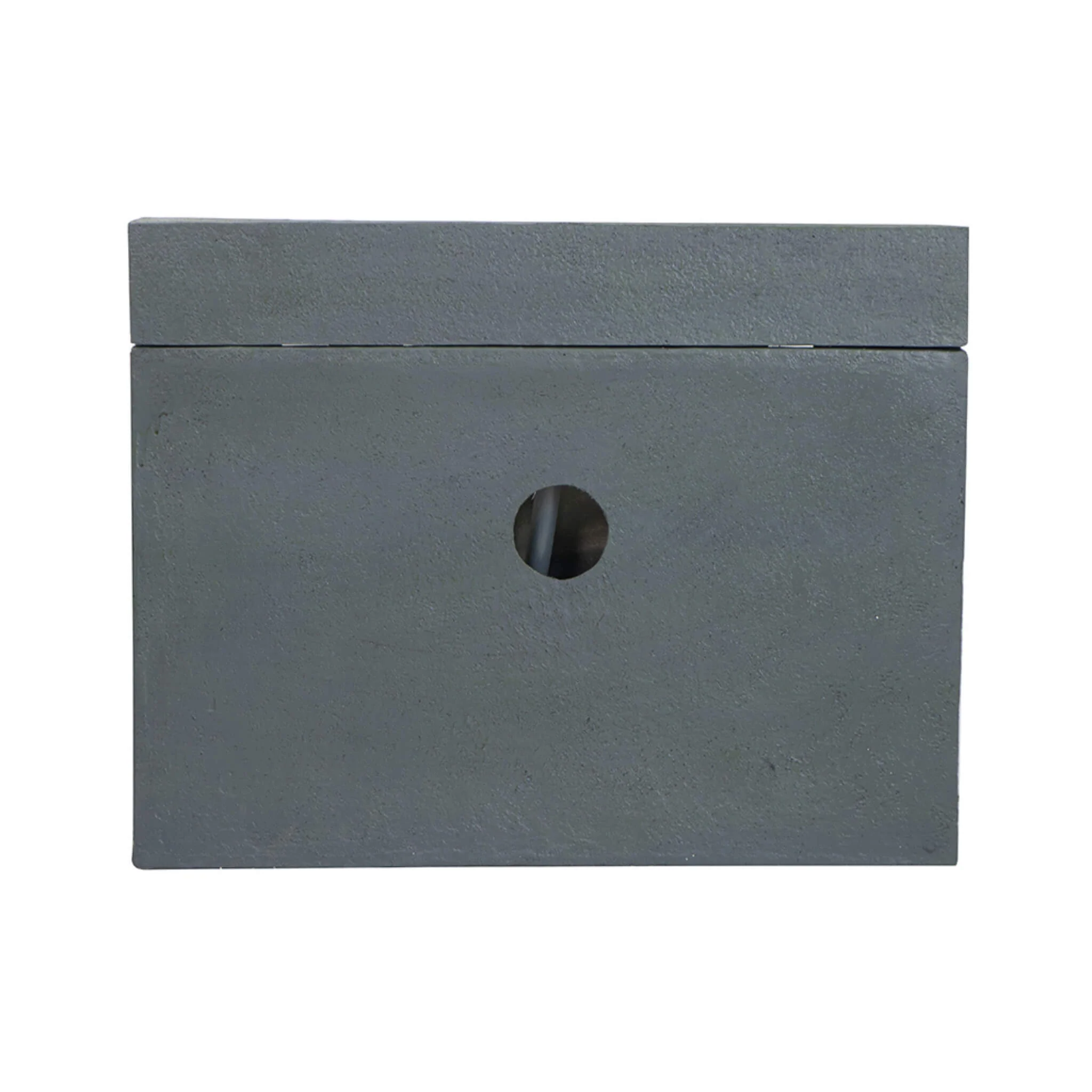 Alora Premium Outdoor Contemporary Modern Rectanglar Decorative Water Fountain, Gray (SAK09215) - Image 4