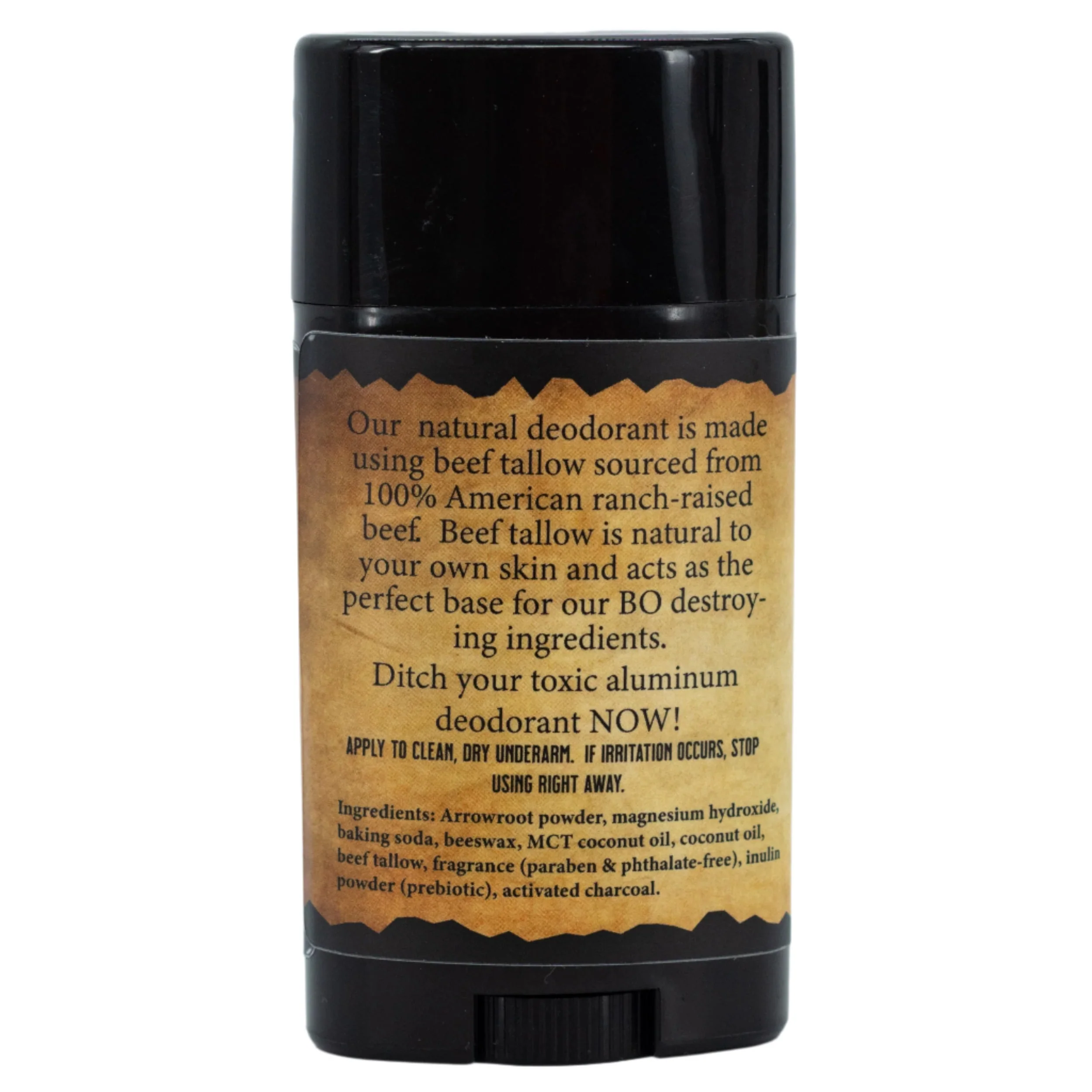 Aluminum-Free Beef Tallow Deodorant Bundle Pack | 2.75 oz Each | Wild Ass Soap - Image 5