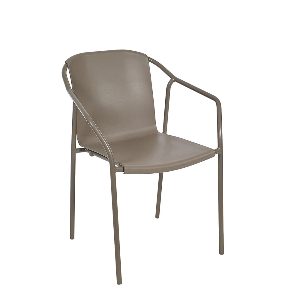 Aluminum Outdoor Arm Chair - Set of 4 - Rodi - Image 5
