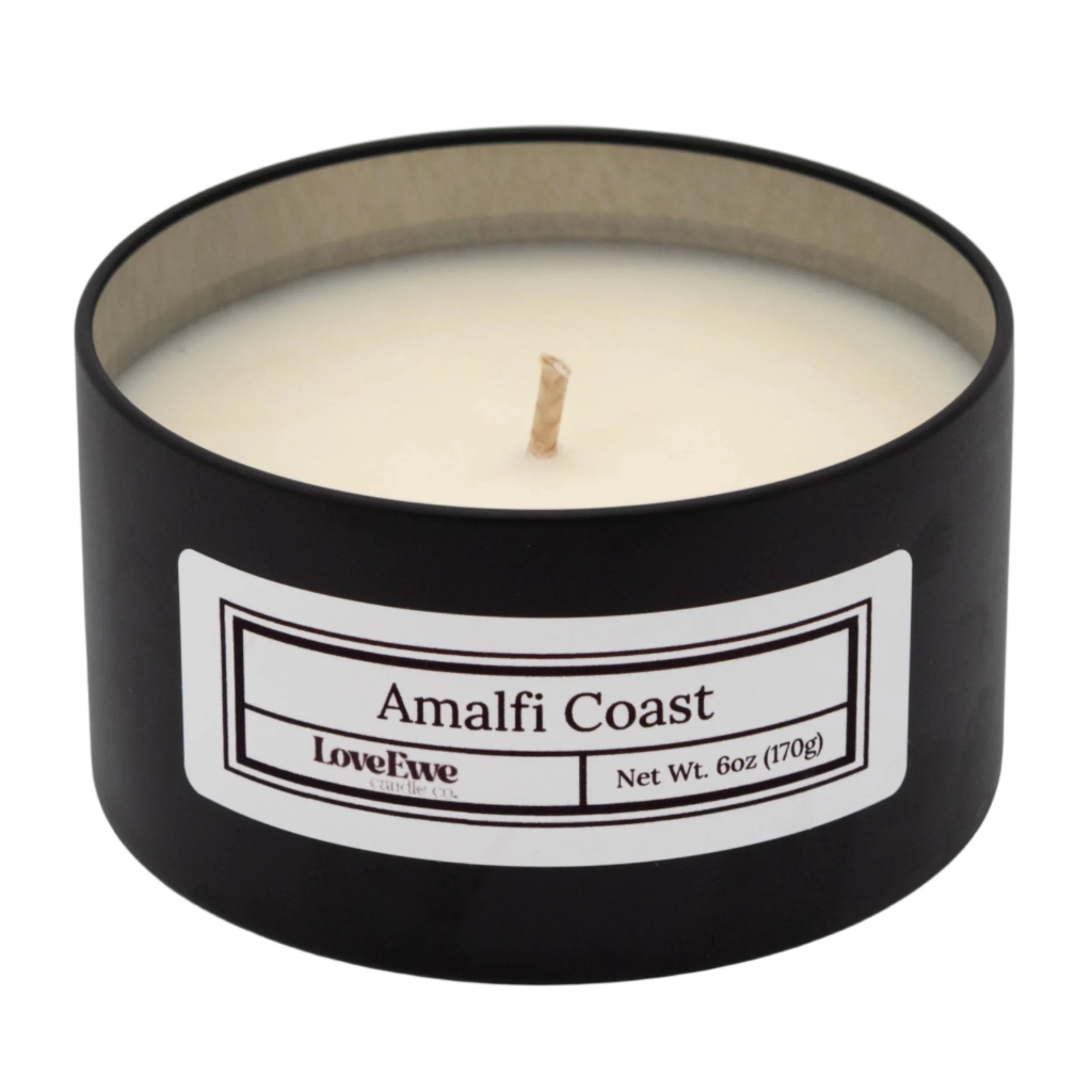 Amalfi Coast Scented Candle | 6 oz | Love Ewe Candle Company