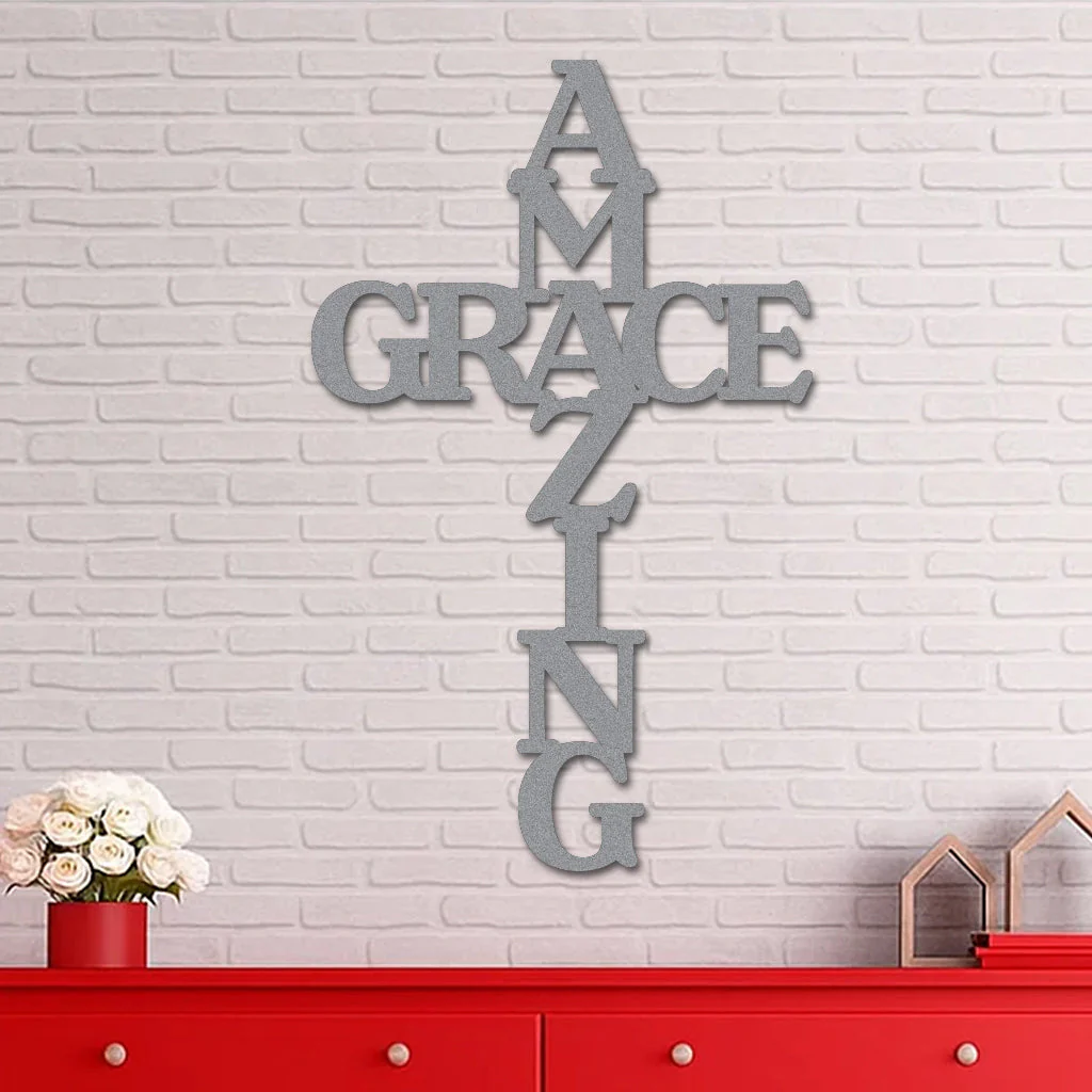 Amazing Grace Cross Sign - Image 4