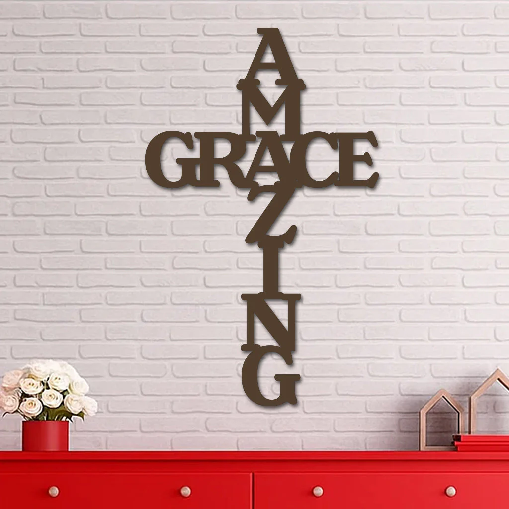 Amazing Grace Cross Sign - Image 6
