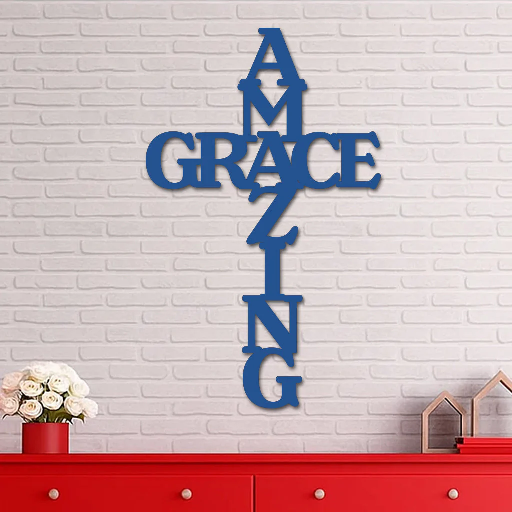 Amazing Grace Cross Sign - Image 9