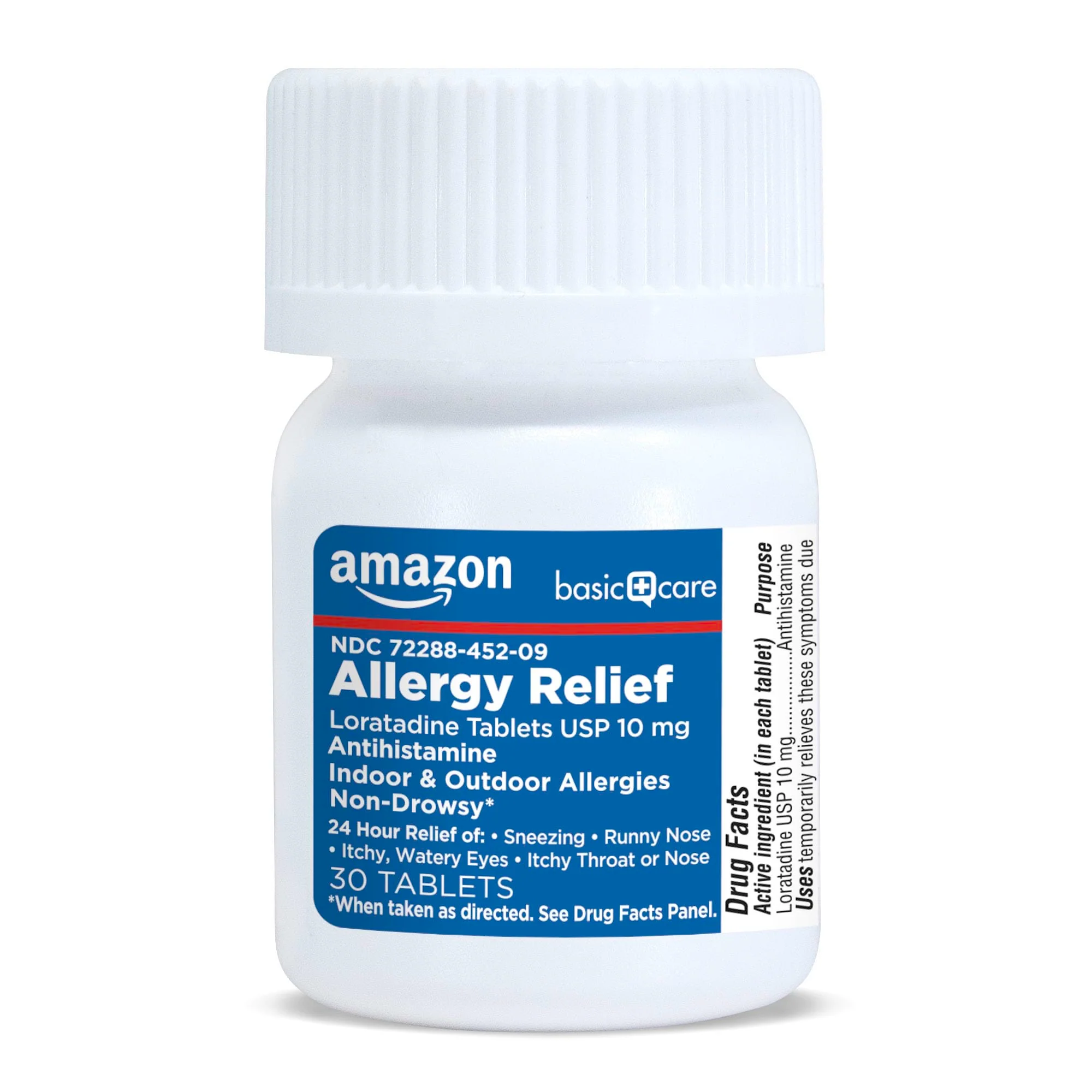 Amazon Basic Care Allergy Relief Loratadine Tablets 10 mg, 30 Count - Image 2