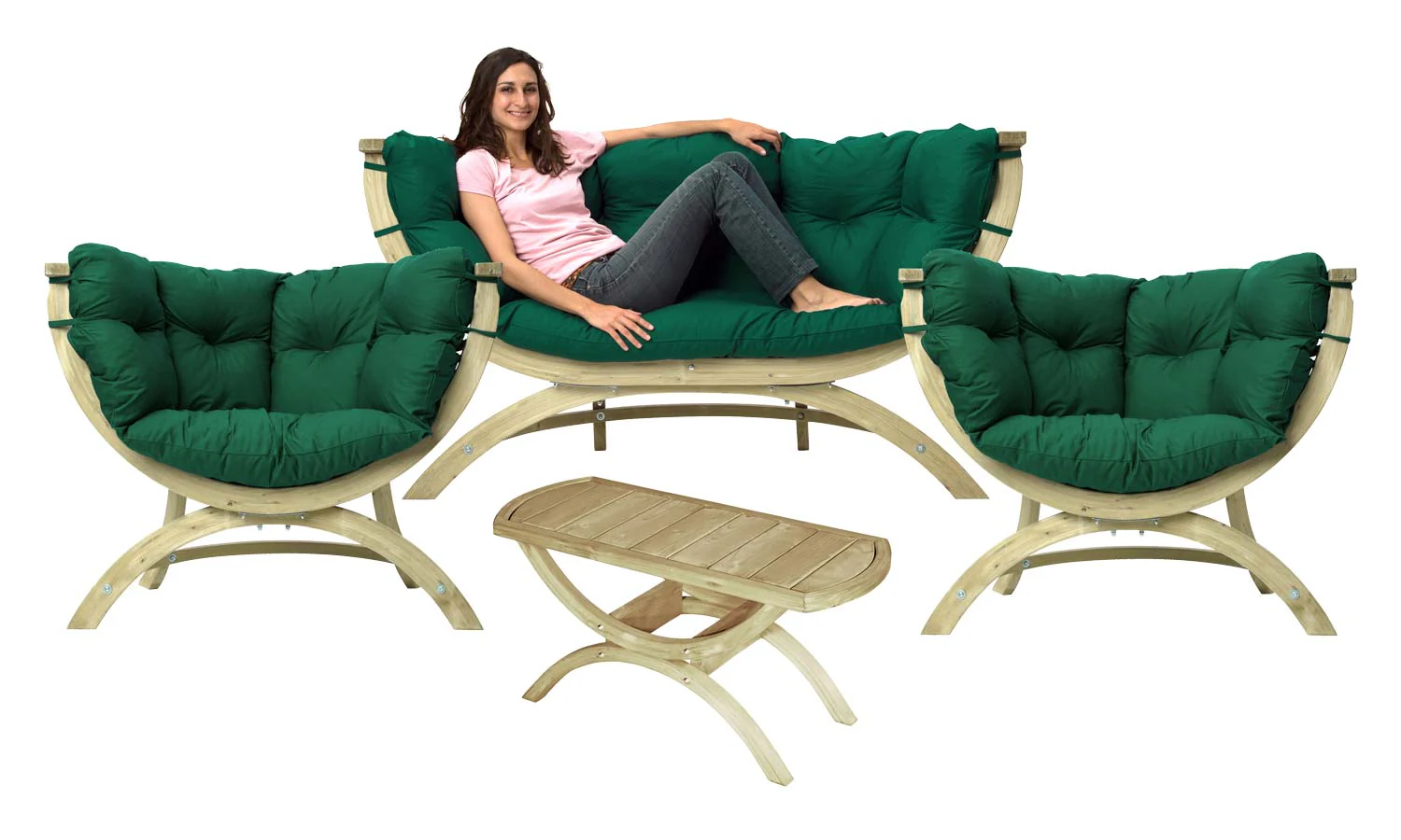 Amazonas Garden Lounge 4 Pcs. Set Siena - Image 4