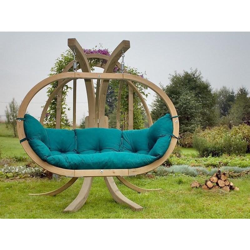 Amazonas Globo Royal Double Seater Hanging Chair with Cushions & Stand Set - Image 2