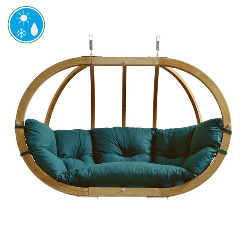 Amazonas Globo Royal Double Seater Hanging Chair with Cushions & Stand Set - Image 4