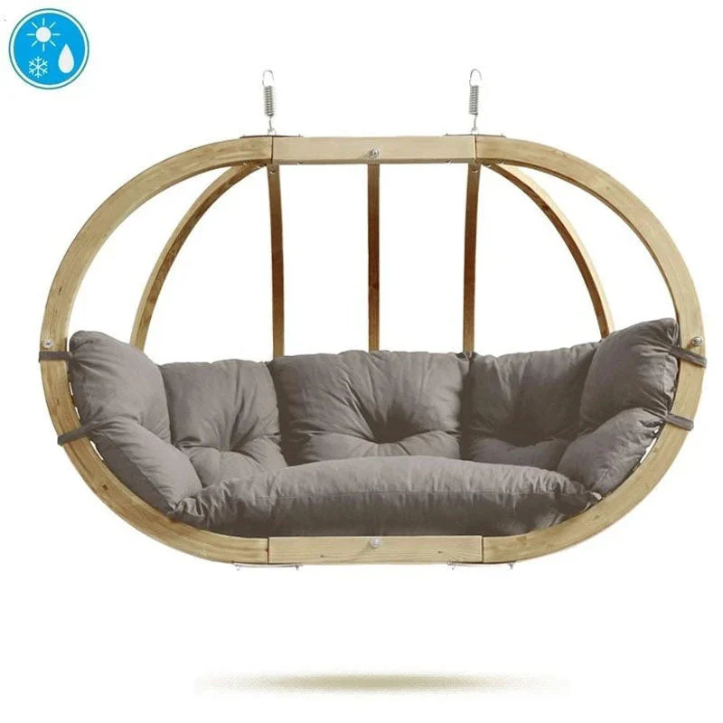 Amazonas Globo Royal Double Seater Hanging Chair with Cushions & Stand Set - Image 9