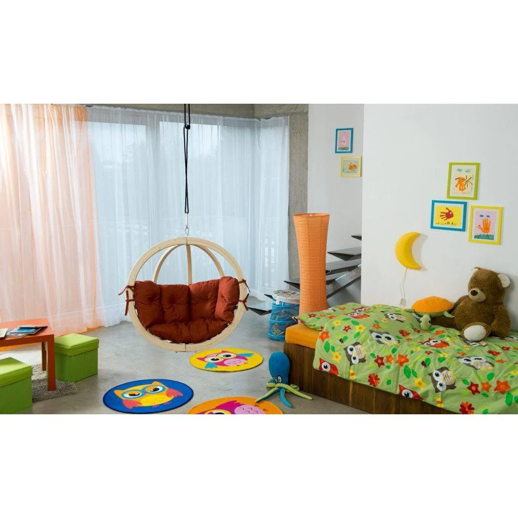 Amazonas Globo Single Terracotta Hanging Chair - Image 3