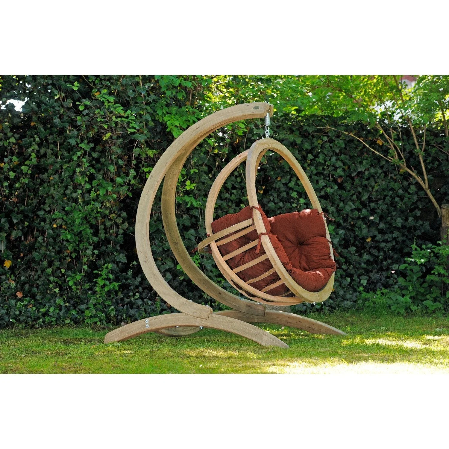 Amazonas Globo Single Terracotta Hanging Chair - Image 4