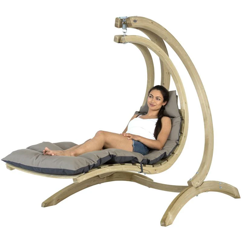 Amazonas Swing Lounger - Anthracite / Taupe - Image 8