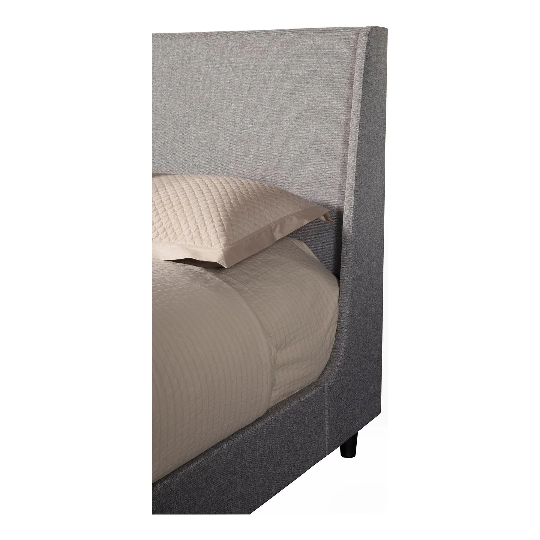 Amber Bed, Grey Linen - Image 3