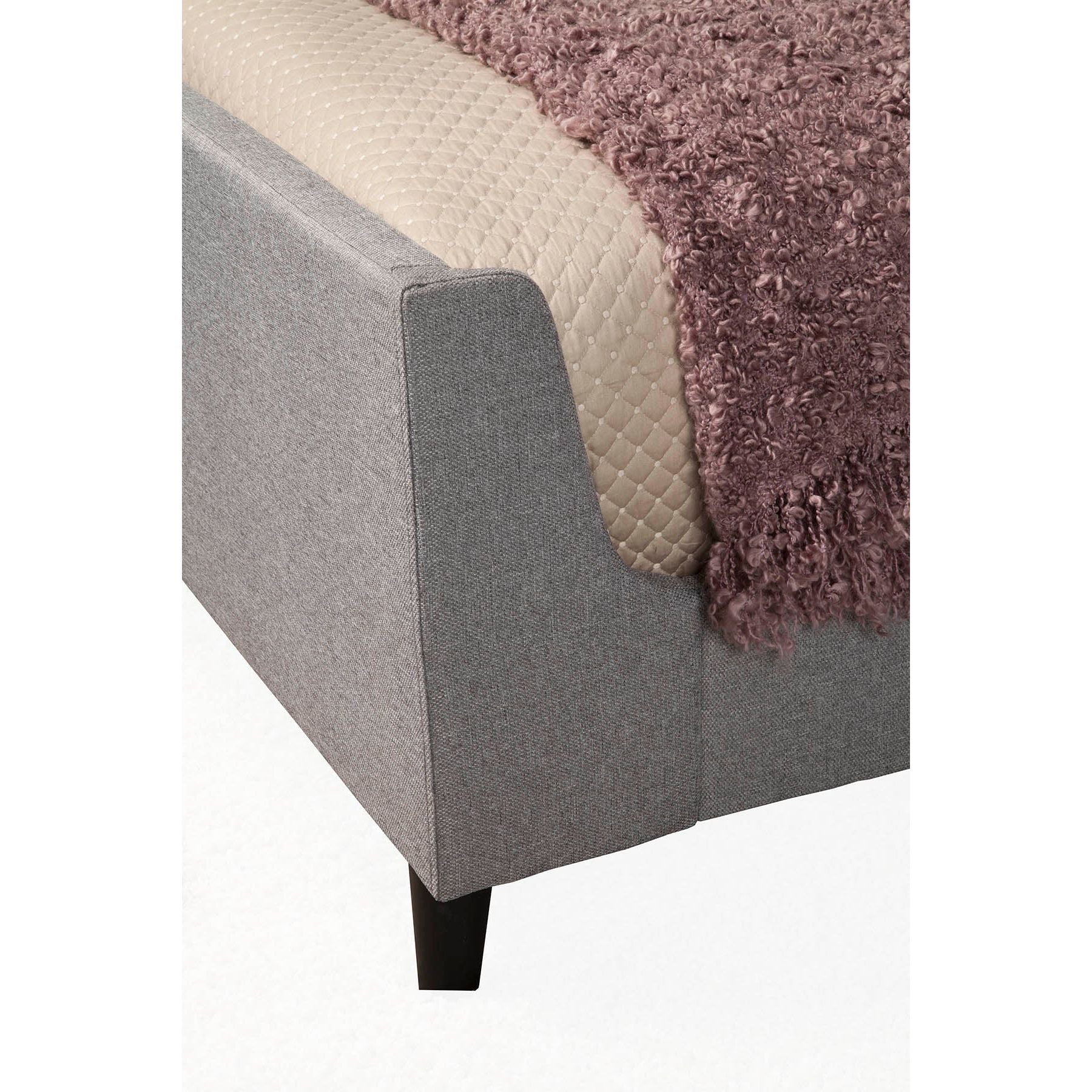 Amber Bed, Grey Linen - Image 4