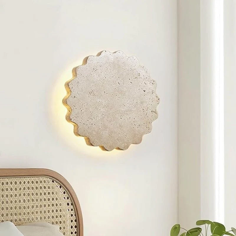 Amon Travertine Wall Lamp - Image 3