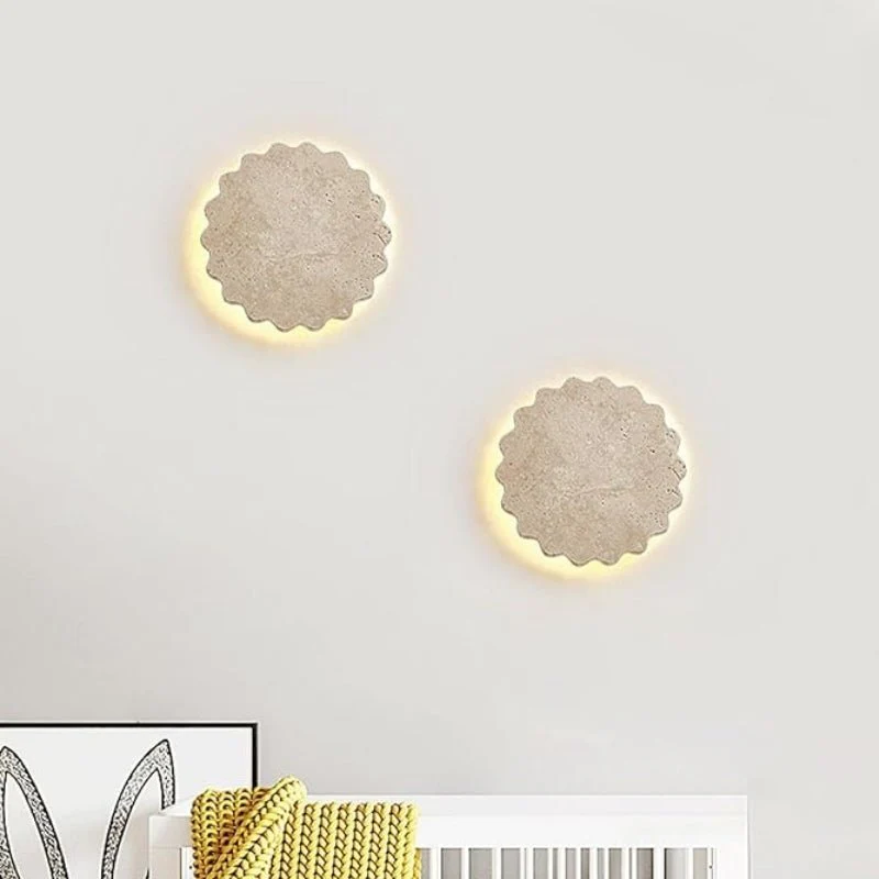 Amon Travertine Wall Lamp - Image 4
