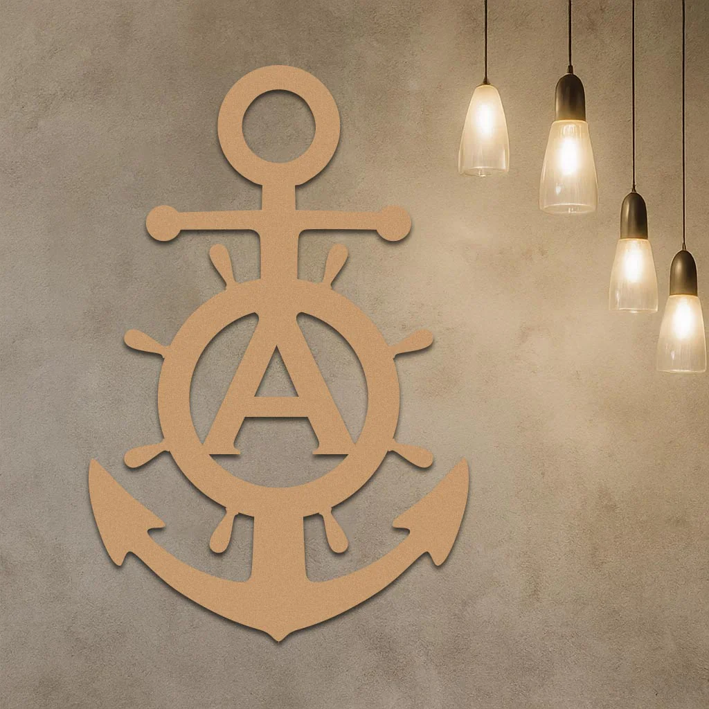 Anchor with Single Initial - Image 3