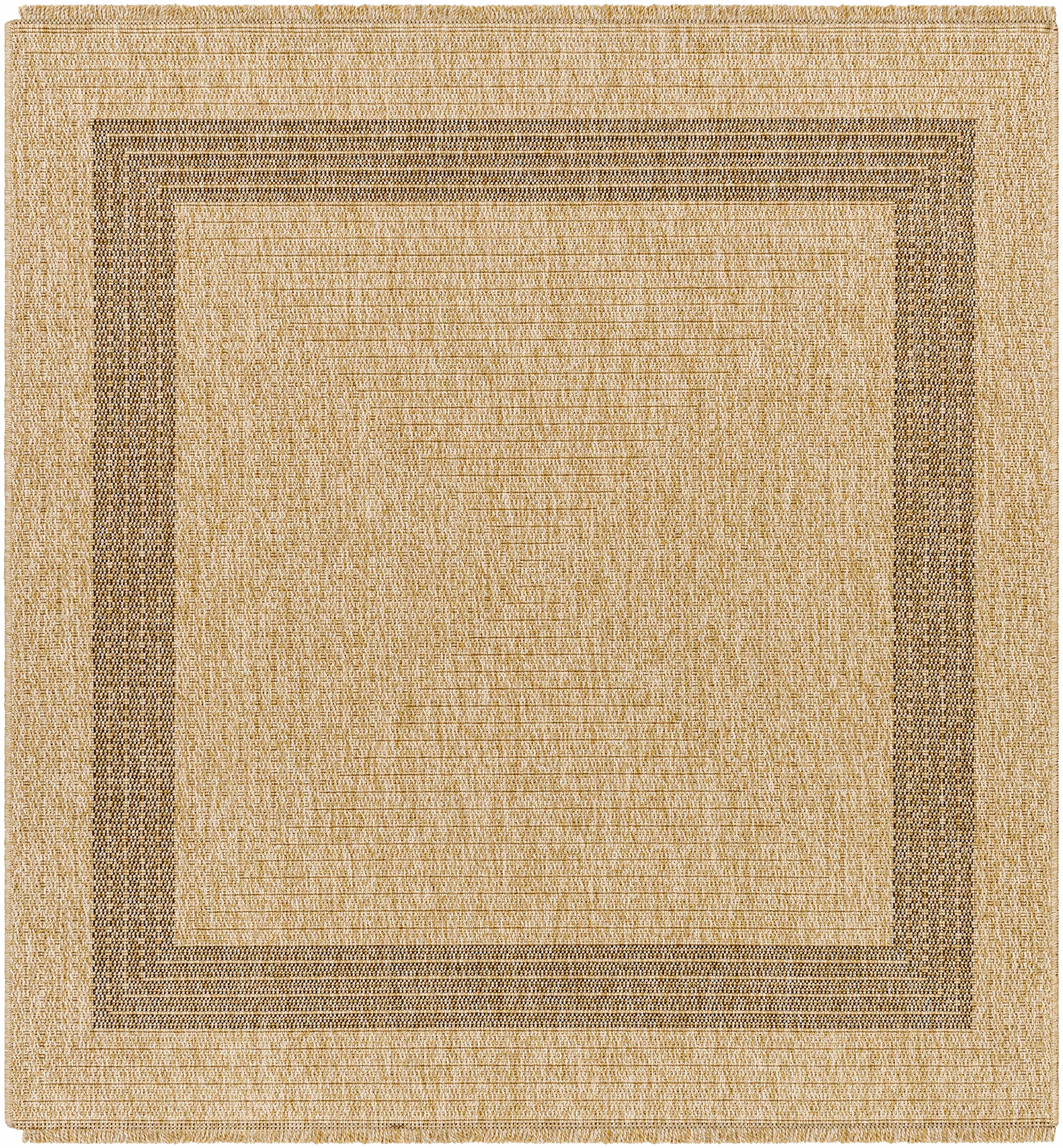 Andie Bordered Faux Jute Rug - Clearance - Image 3